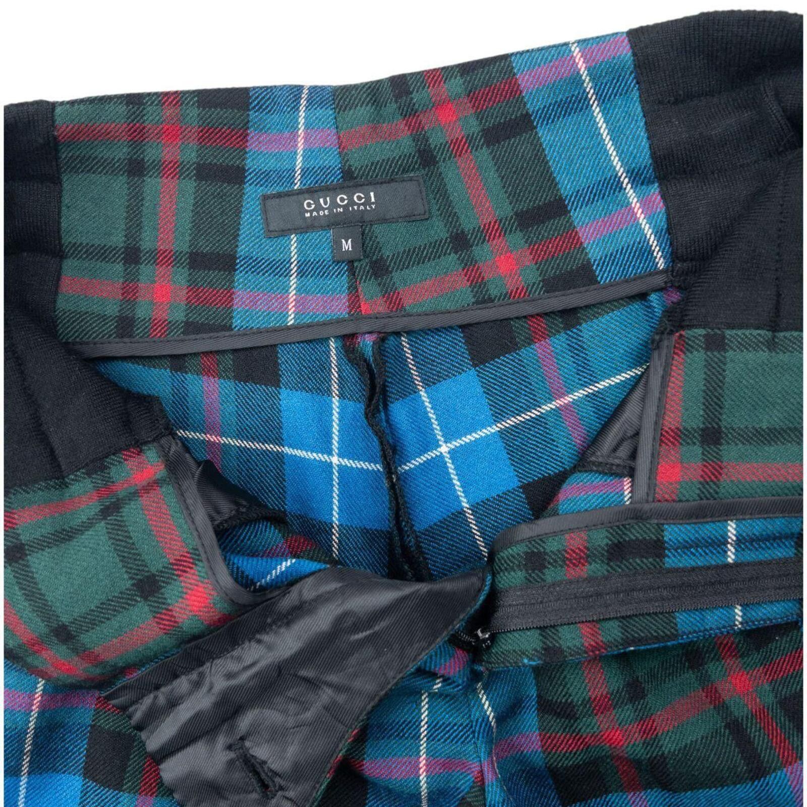 Gucci Vintage 2000s Gucci Checkered Wool Trousers Size M Size US 32 / EU 48 - 5 Thumbnail