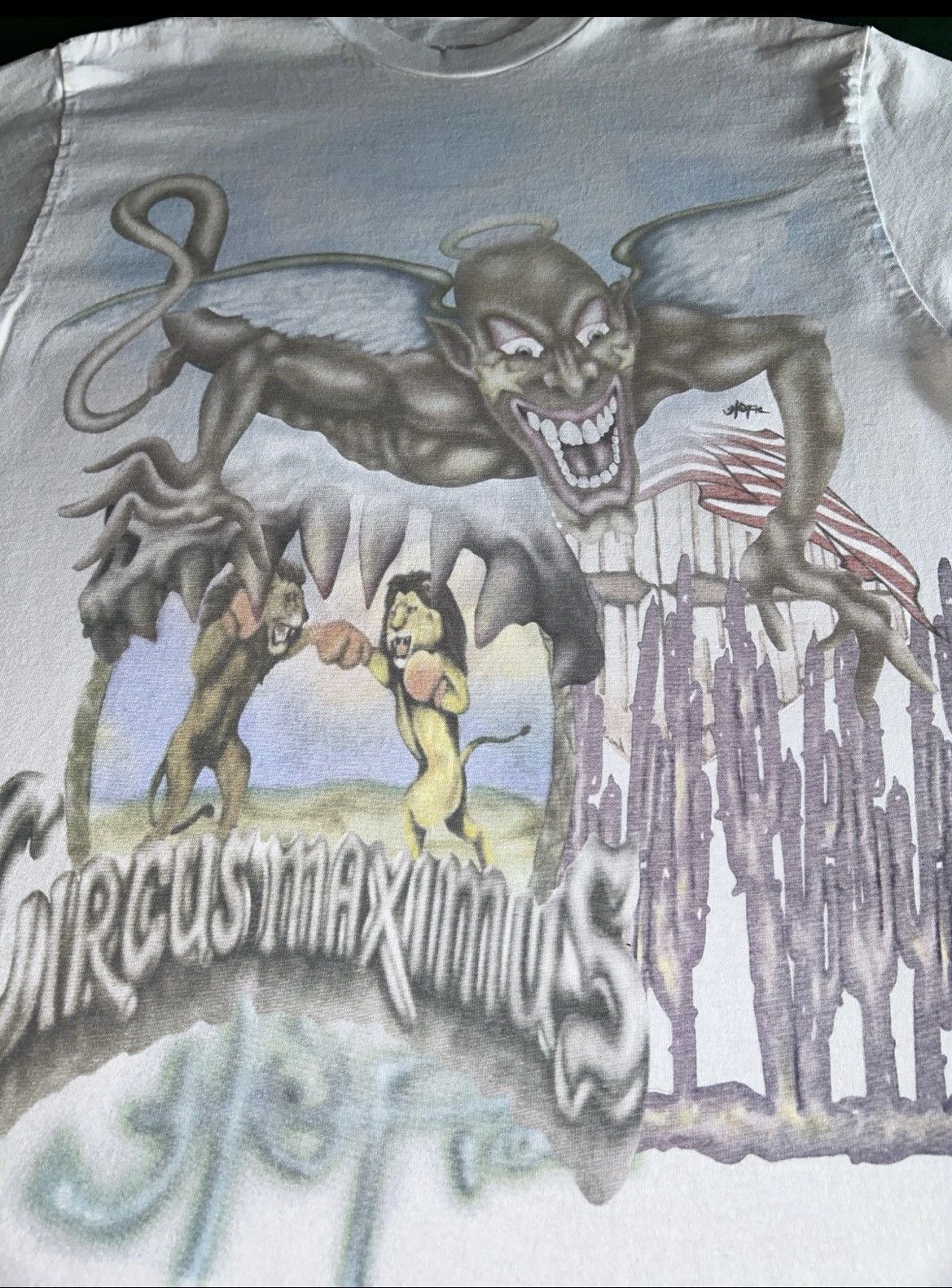 Travis Scott Travis Scott UTOPIA “Circus Maximus” 2023 Tour Shirt Size US M / EU 48-50 / 2 - 2 Thumbnail
