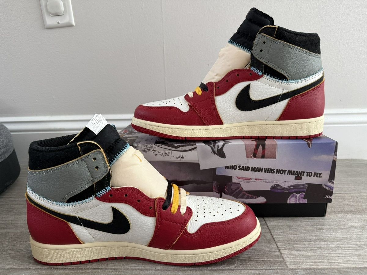 Jordan Brand × Union LA Union LA Air Jordan 1 Retro High Chicago Shadow Red Black 12 Size US 12 / EU 45 - 2 Thumbnail