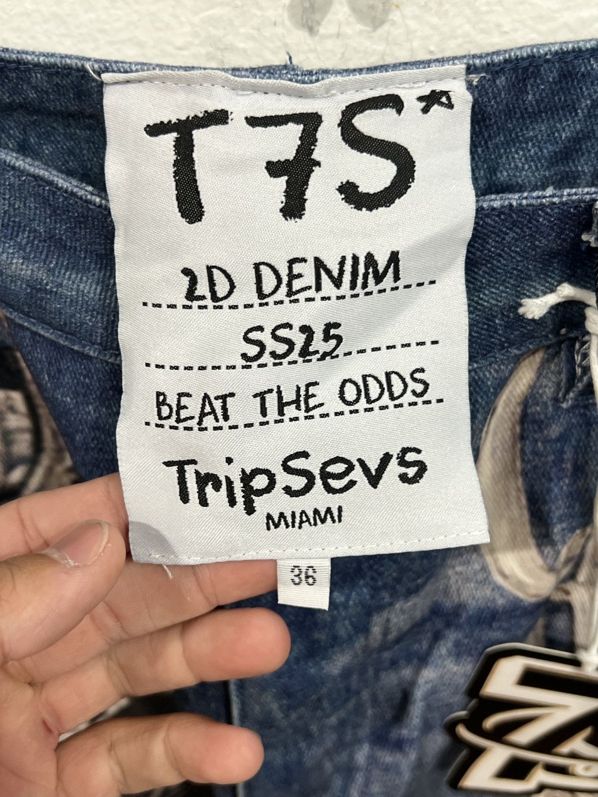 TRIPLE SEVENS Triple Sevens 2D Blue Jeans Size US 36 / EU 52 - 5 Thumbnail