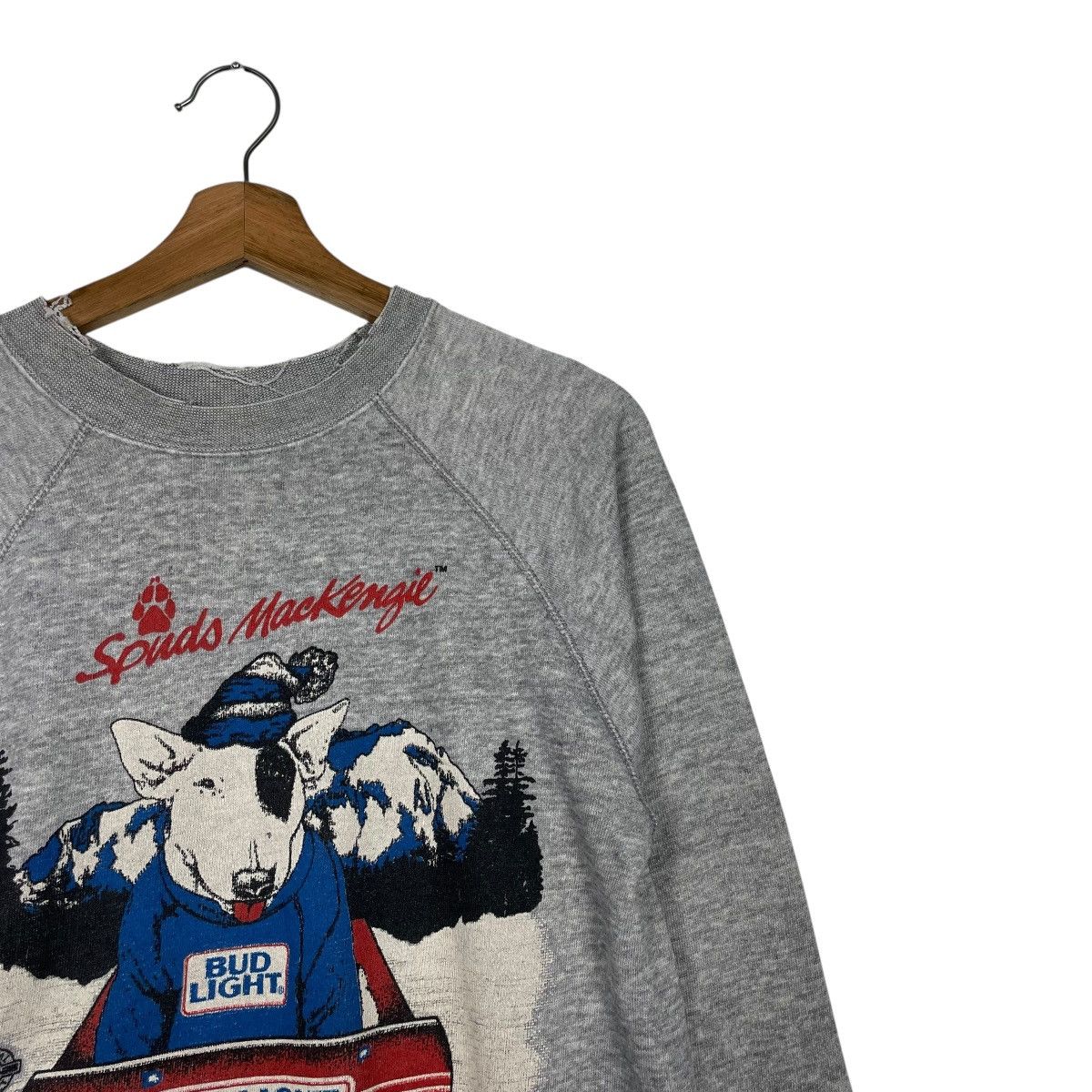 Budweiser Vintage 80s Spuds Mackenzie Bud Light Sweatshirt Size US S / EU 44-46 / 1 - 5 Thumbnail