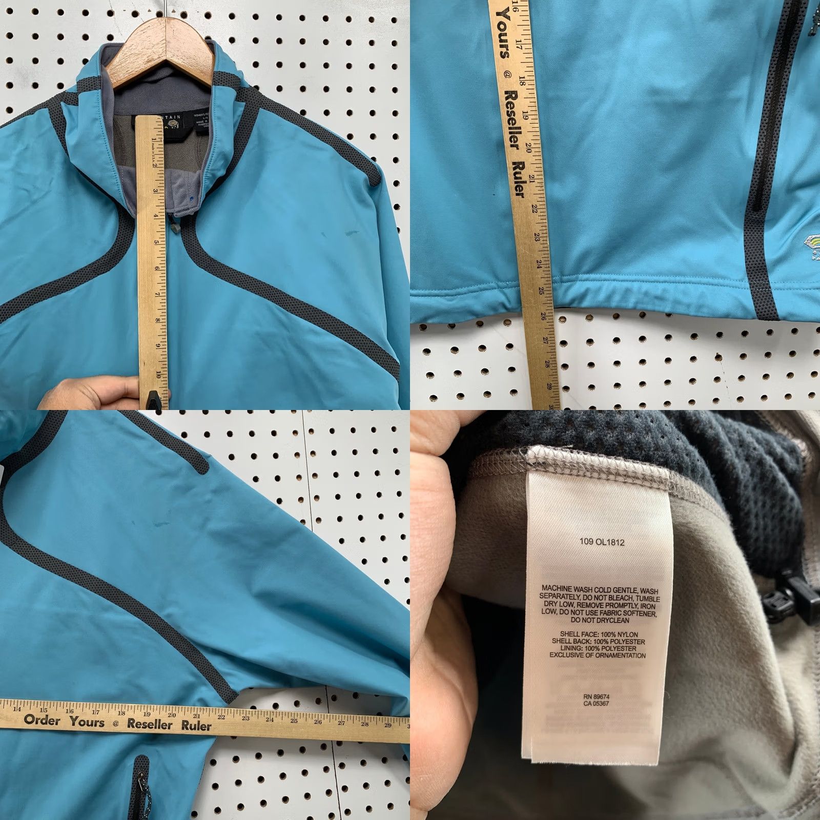 Mountain Hardwear Mountain Hardwear Softshell Jacket Womens Large Blue Conduit Lined Size L / US 10 / IT 46 - 8 Thumbnail