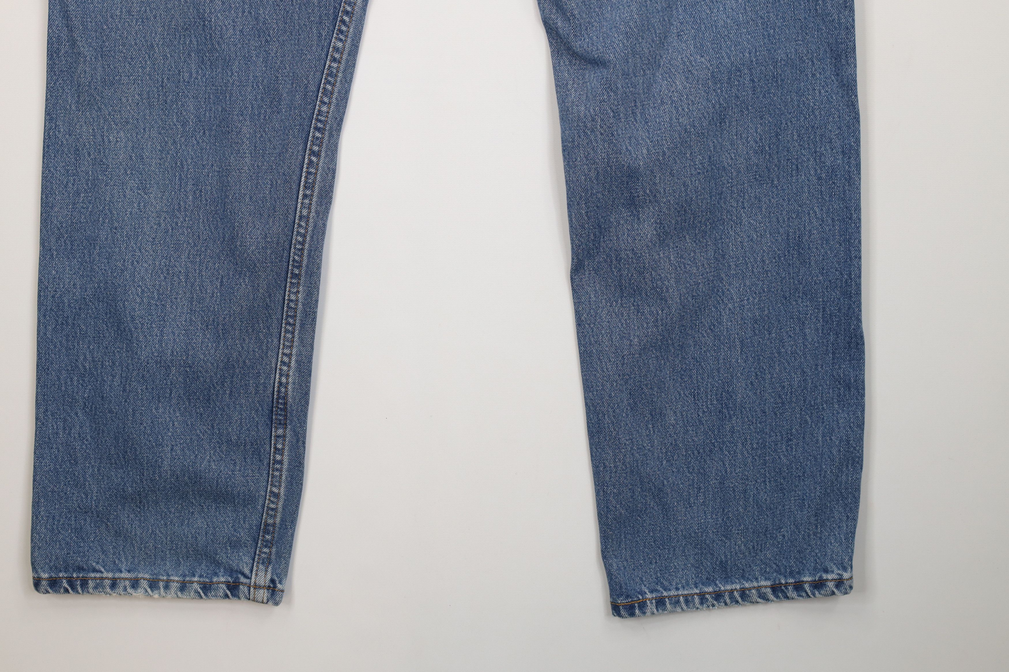 Levi's Vintage Y2K 2001 Levis 505 Regular Straight Leg Denim Jeans Size US 36 / EU 52 - 15 Thumbnail
