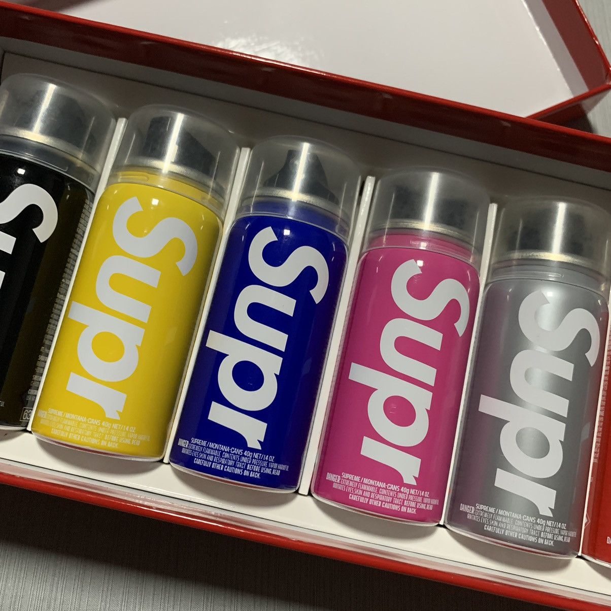 Supreme SUPREME x MontanaCans Mini Can Set Size ONE SIZE - 4 Thumbnail