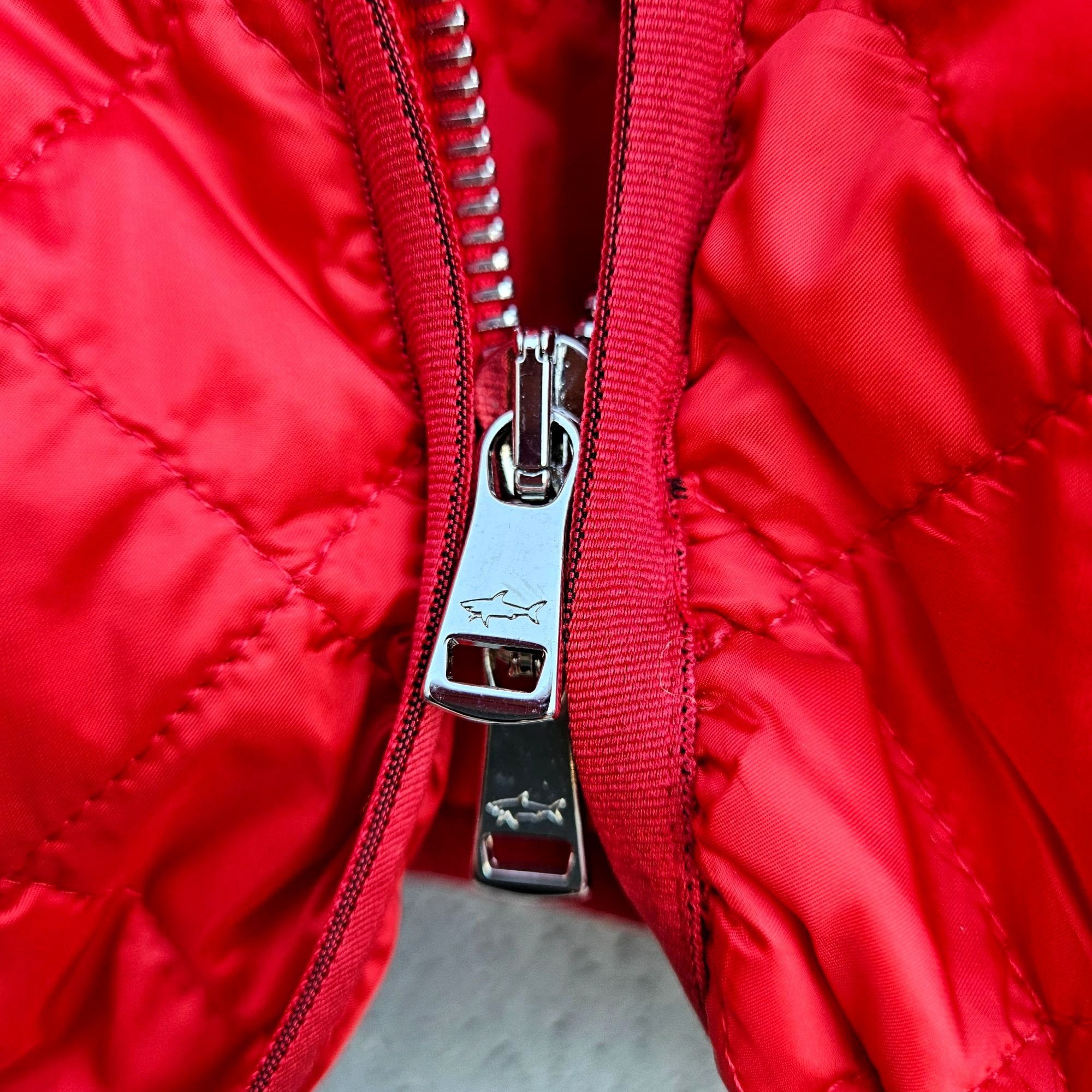 Paul & Shark Paul & Shark Men’s Red Quilted Nylon Jacket L Lightweight Zi Size US L / EU 52-54 / 3 - 4 Thumbnail