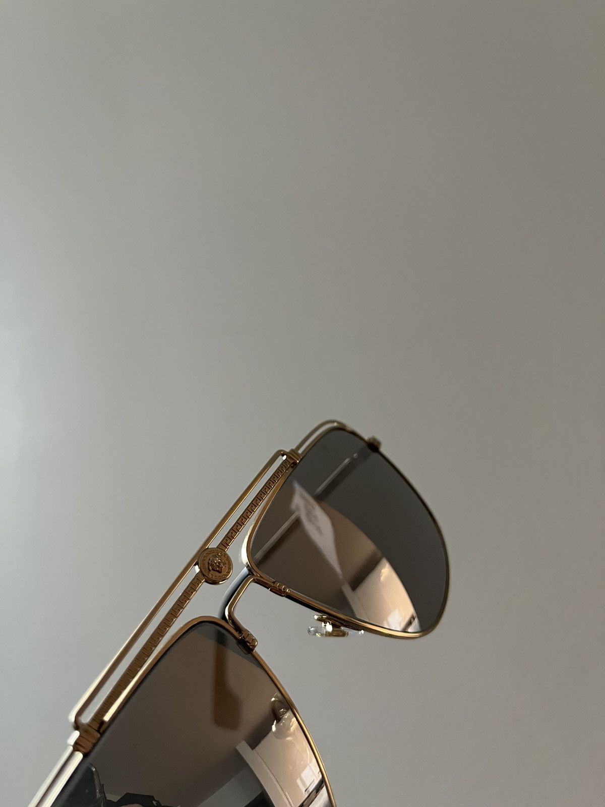 Versace Super Runway Rare Brand New Reflective Logo Sunglasses Size ONE SIZE - 16 Thumbnail