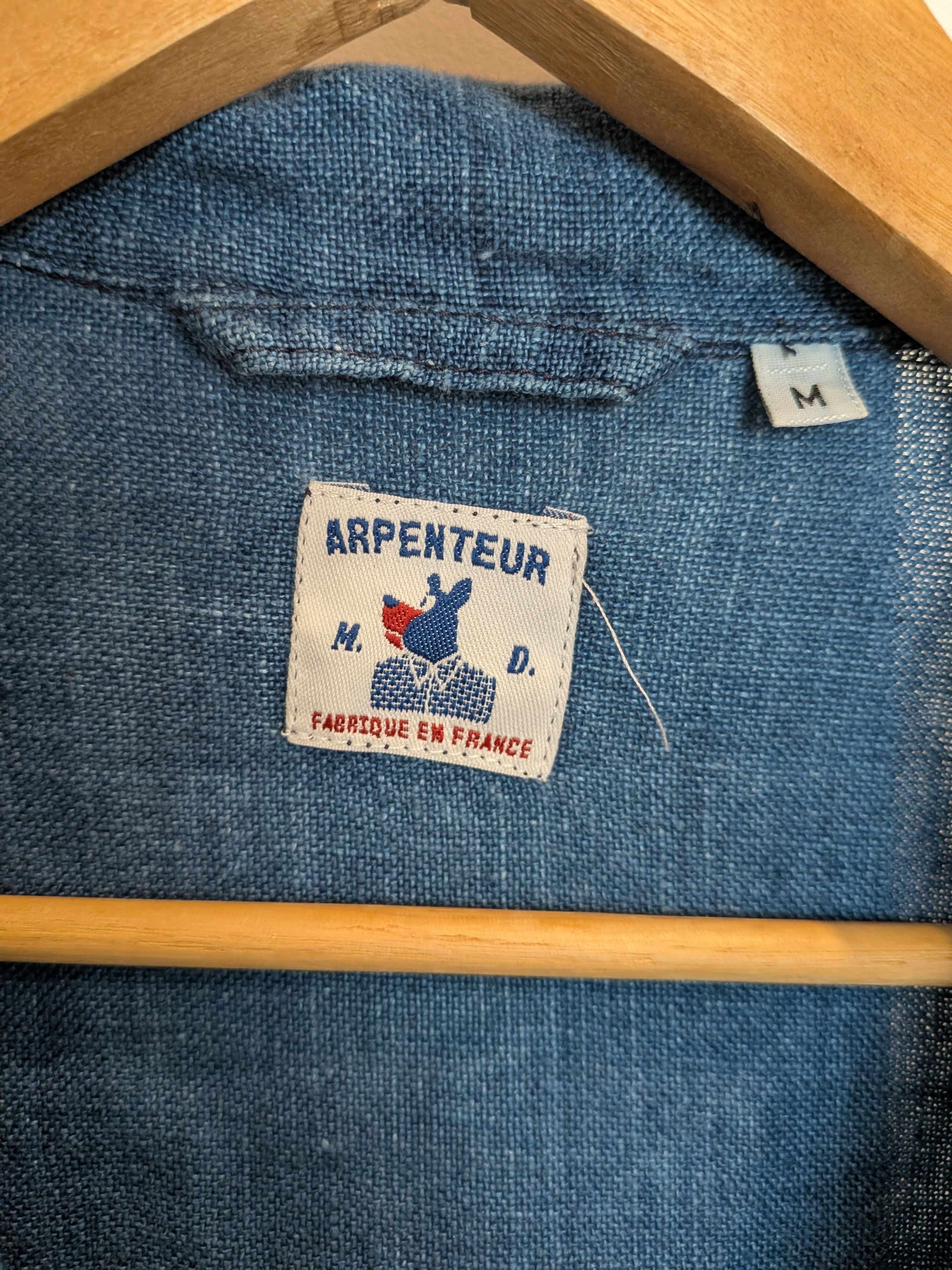 Arpenteur Arpenteur Villefranche Jacket - Indigo Dyed Linen Size US M / EU 48-50 / 2 - 2 Thumbnail