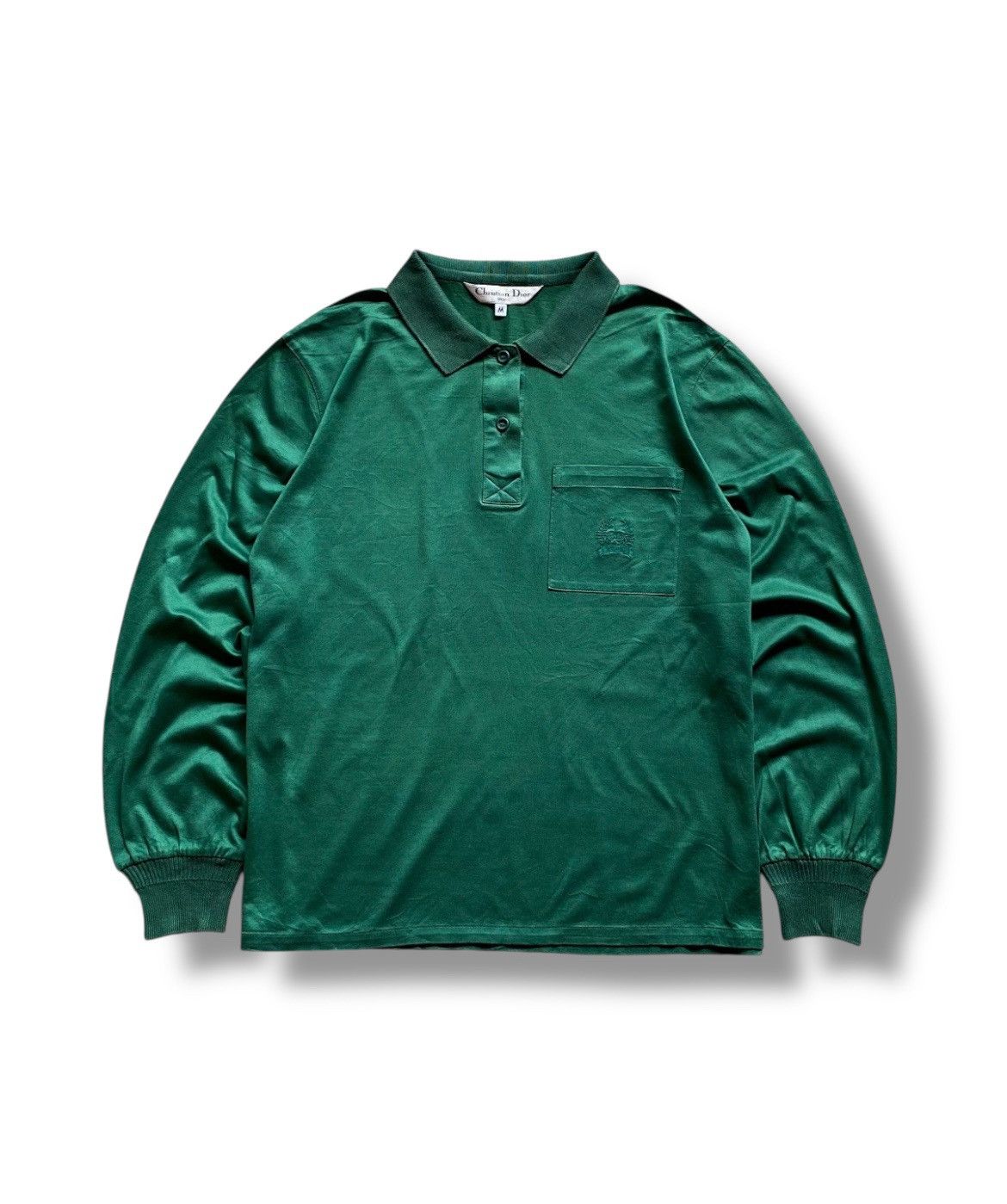 Christian Dior Monsieur Christian Dior Pocket on Logo Polo Shirt Size US M / EU 48-50 / 2 - 1 Thumbnail
