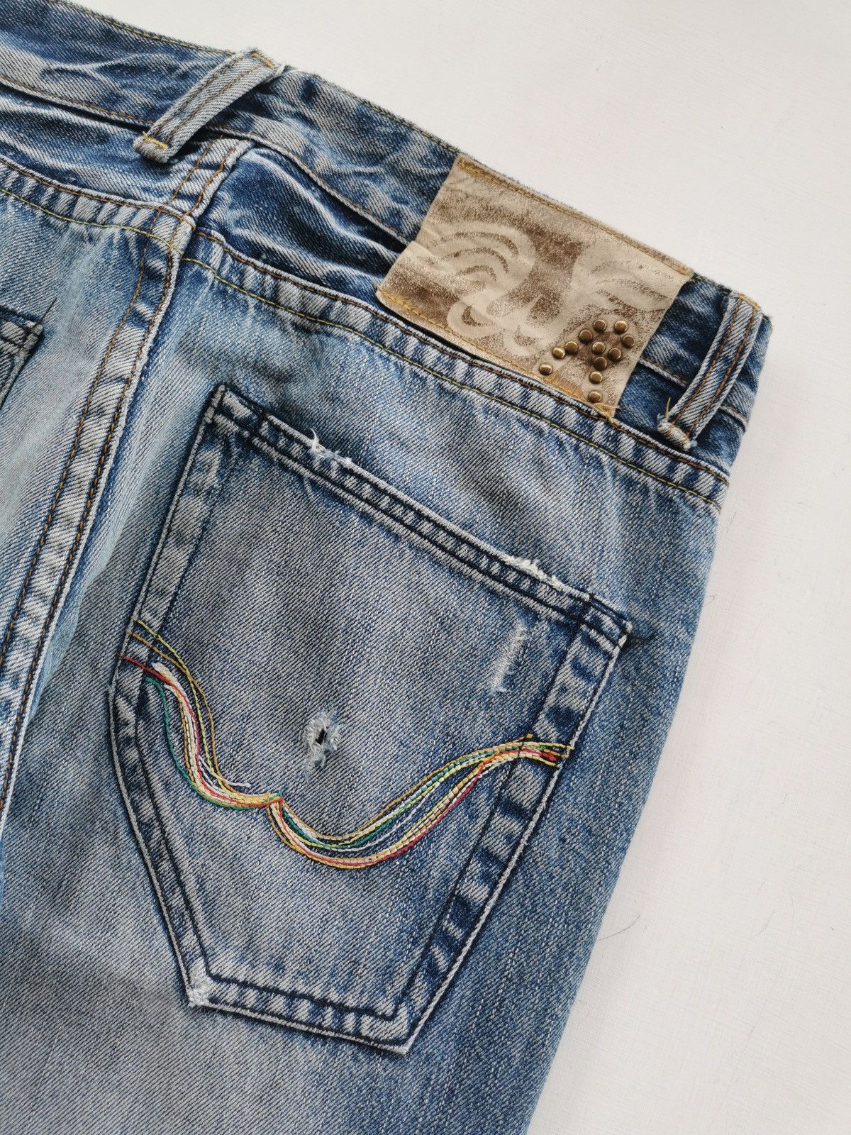 Replay Replay Distressed Denim Jeans 32/34.5 Size US 32 / EU 48 - 9 Thumbnail