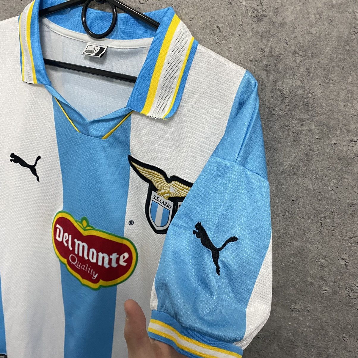 Puma SS Lazio 1999 2000 Vintage Puma Football Jersey Soccer Size US XL / EU 56 / 4 - 6 Thumbnail