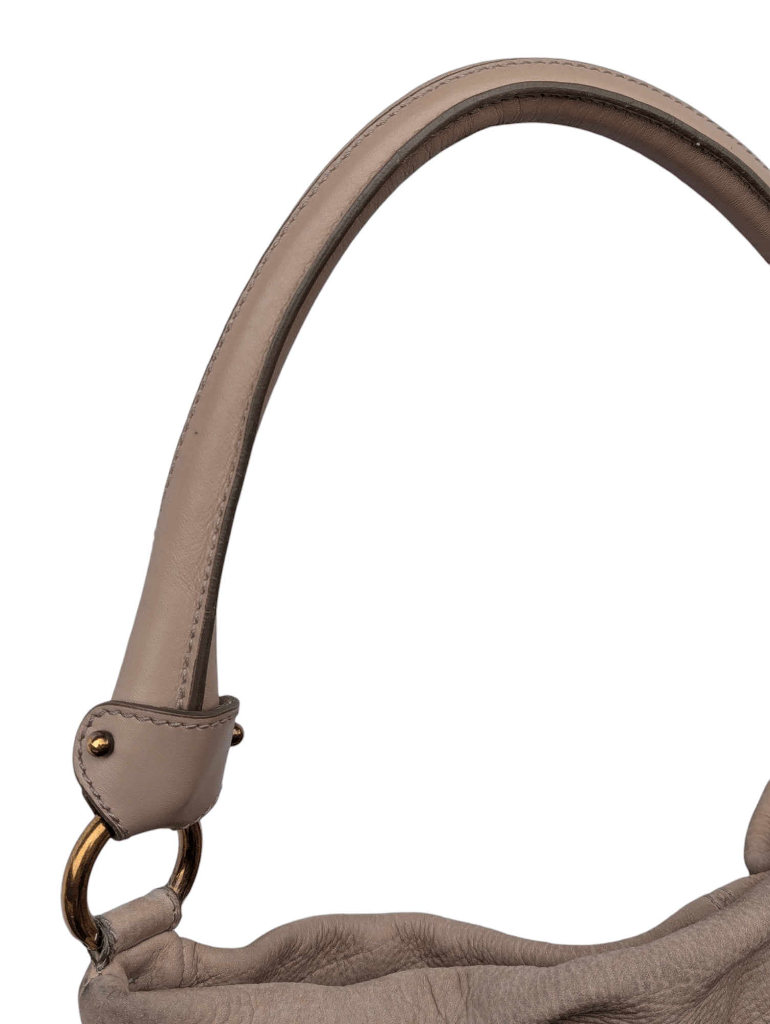 Salvatore Ferragamo Salvatore Ferragamo Brown Leather Ruched Bow Shoulder Bag Size ONE SIZE - 10 Thumbnail