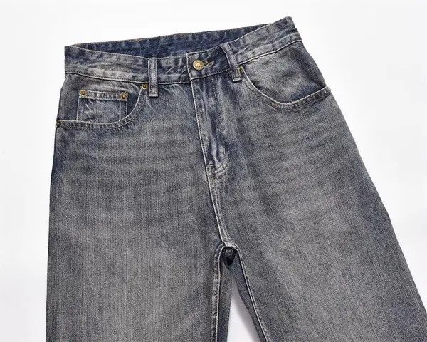 VIBE American street washed retro flared jeans y2k Size US 32 / EU 48 - 3 Thumbnail