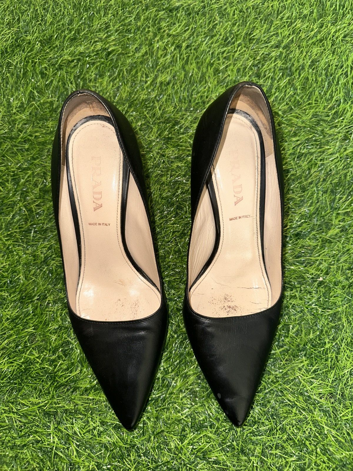 Prada Prada womens high heels pointed toes shoes size 37 Size US 7 / IT 37 - 3 Thumbnail