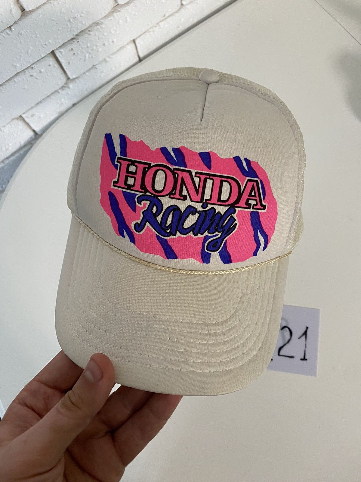 Honda Honda racing vintage trackers cap hat Size ONE SIZE - 2 Thumbnail