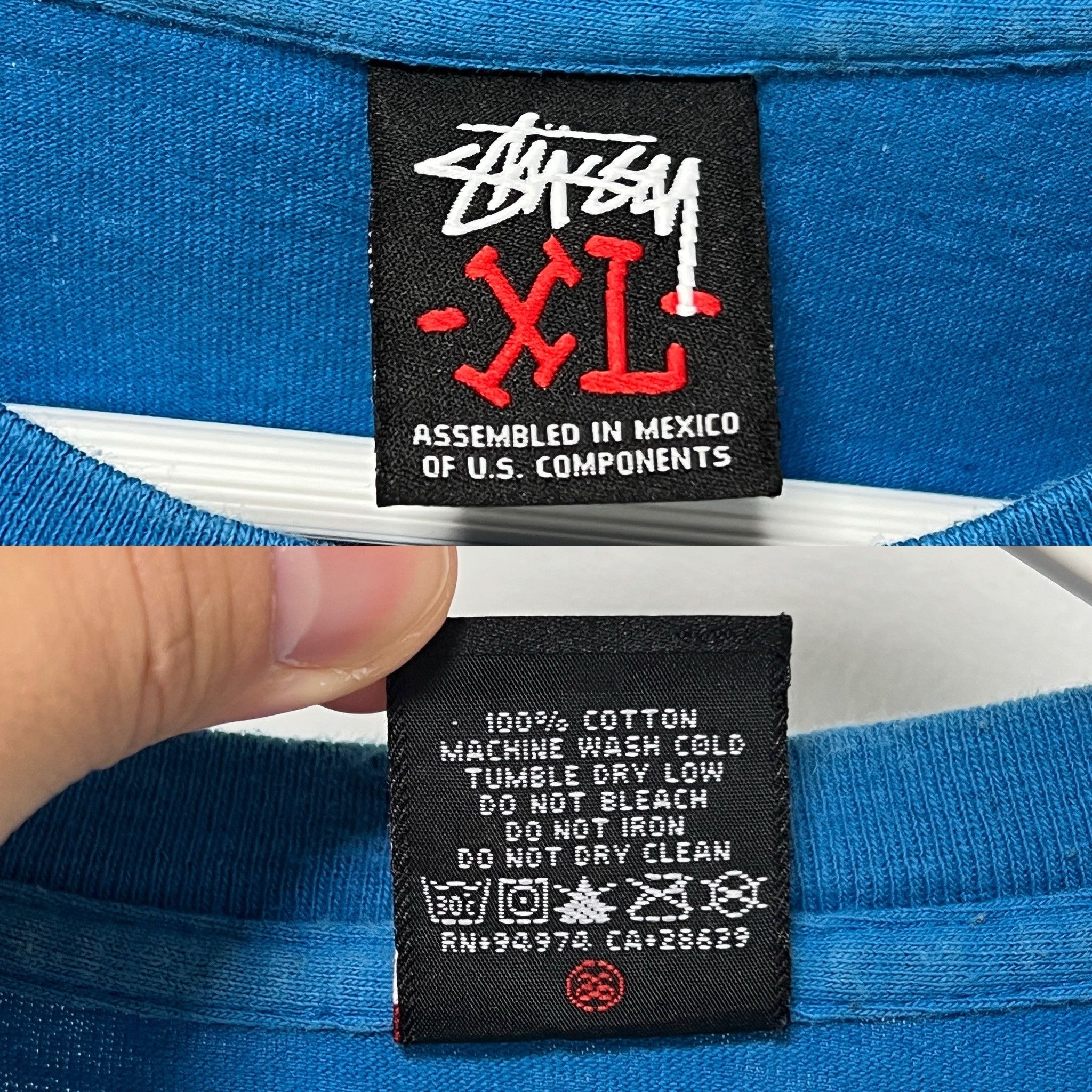 Stussy Stussy Undefeated 2008 FRUITION TRIPLE CROWN T-Shirt Blue Size US XL / EU 56 / 4 - 5 Thumbnail