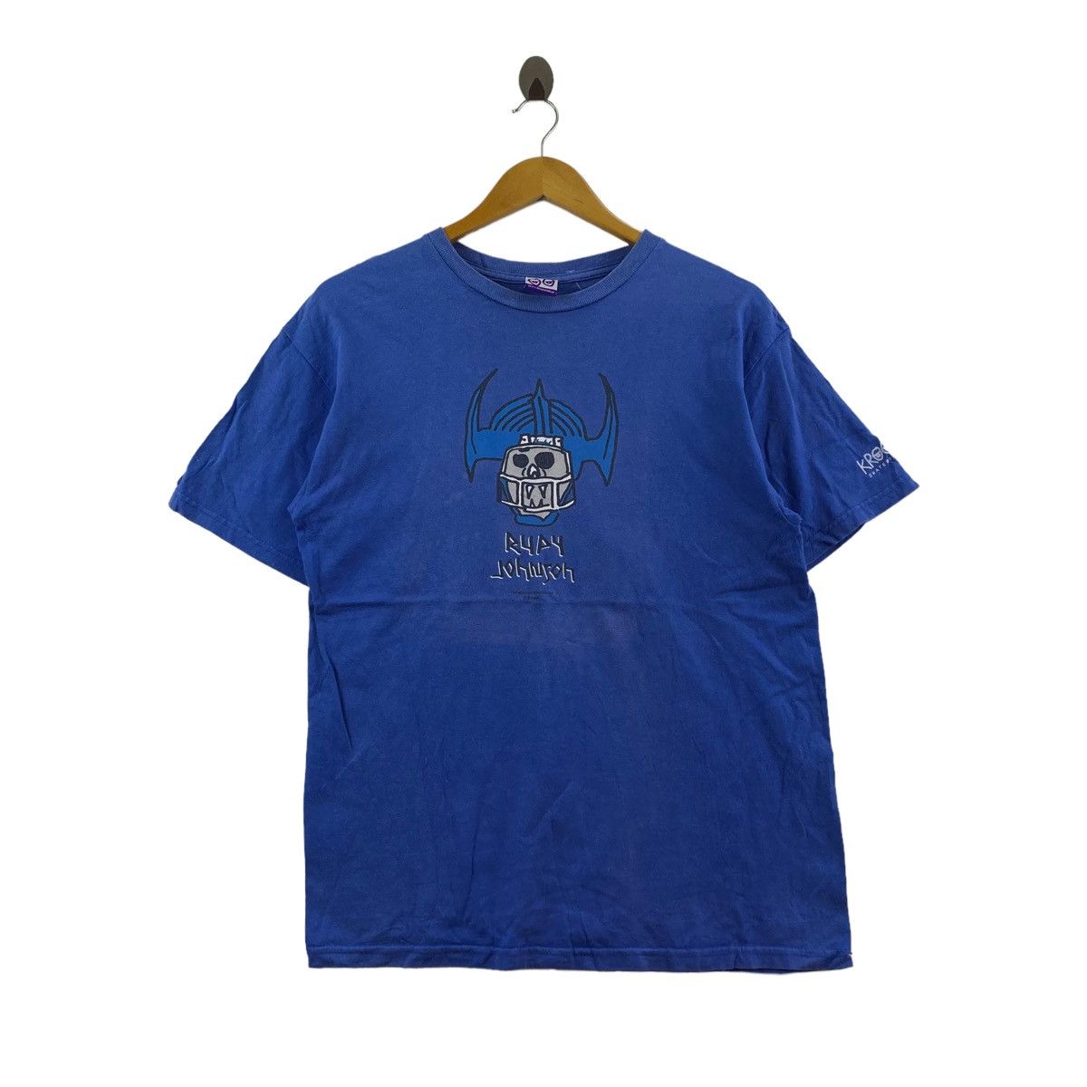 Krooked × Vintage Vintage 90s KROOKED SKATEBOARDING Rudy Johnson Brand Print Size US M / EU 48-50 / 2 - 1 Thumbnail
