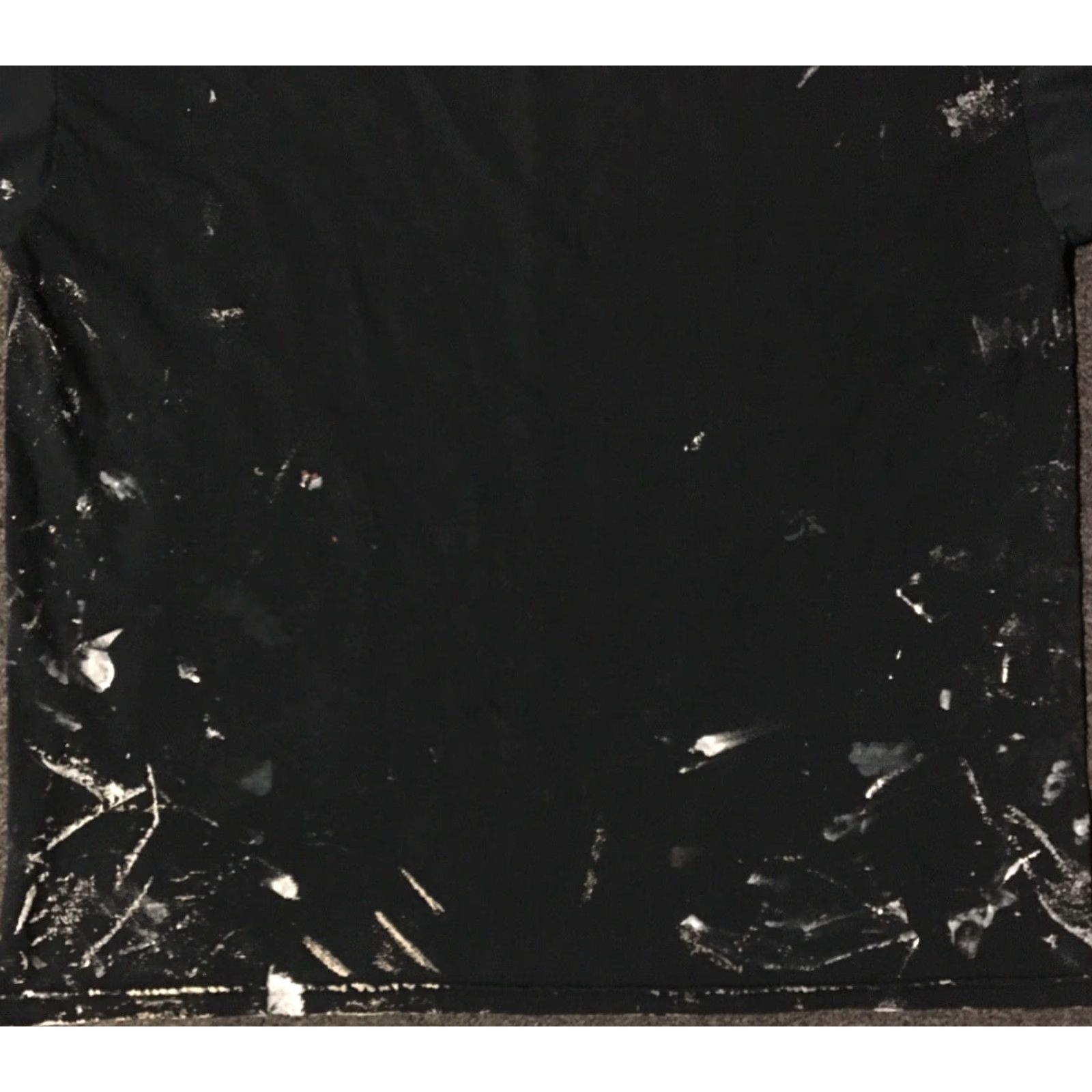 Thrasher VINTAGE Mustangs School T-Shirt XL Black Distressed Paint Splatter Grunge 90s Mens Size US XL / EU 56 / 4 - 6 Thumbnail