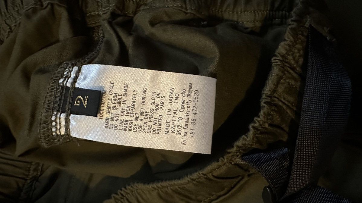 Kapital Kapital Combed Burberry Easy Shorts (Rainbowy) Khaki Size US 32 / EU 48 - 5 Thumbnail