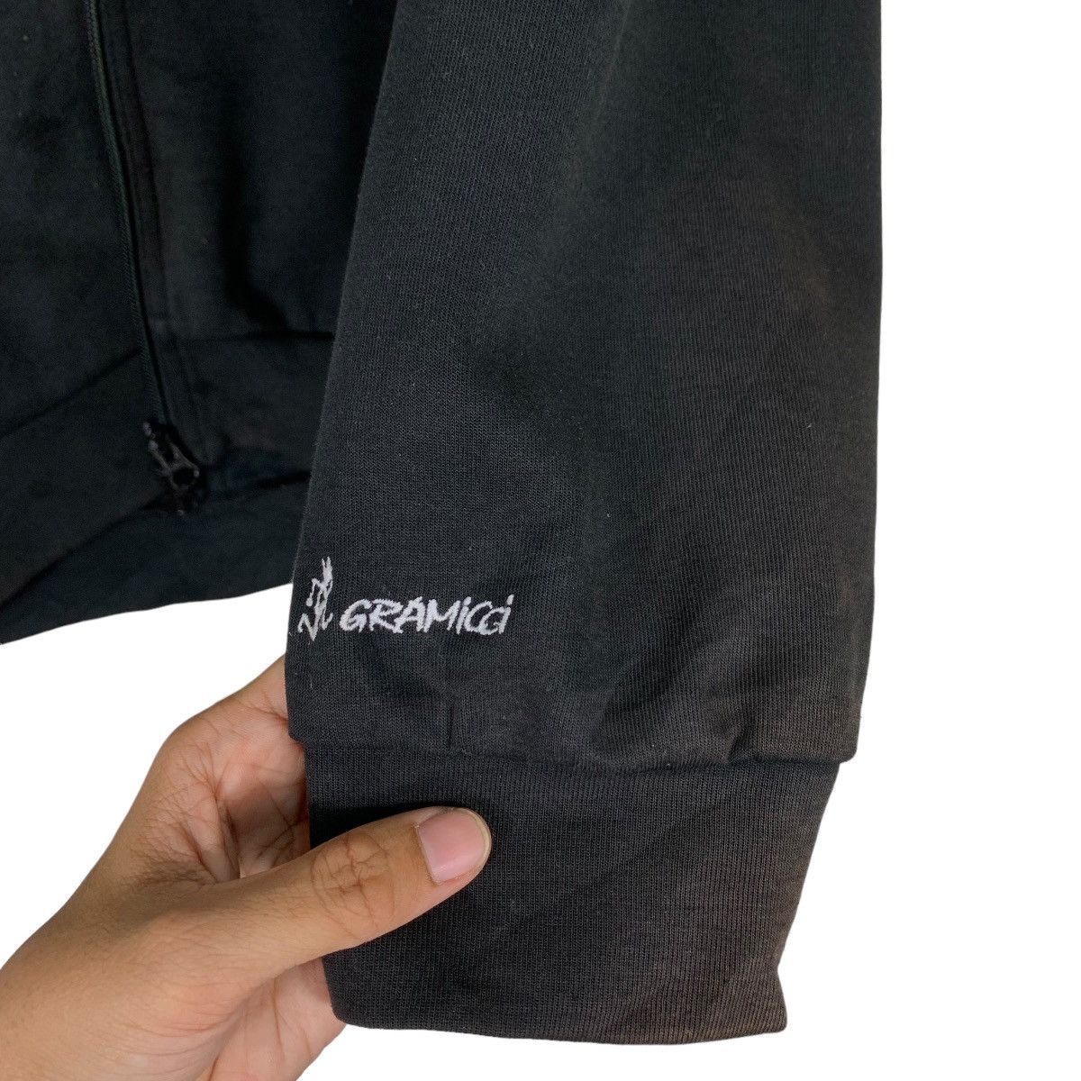 Gramicci GRAMICCI Usa Small Logo Zipper Hoodies Sweatshirt #1161-C53 Size US S / EU 44-46 / 1 - 12 Thumbnail
