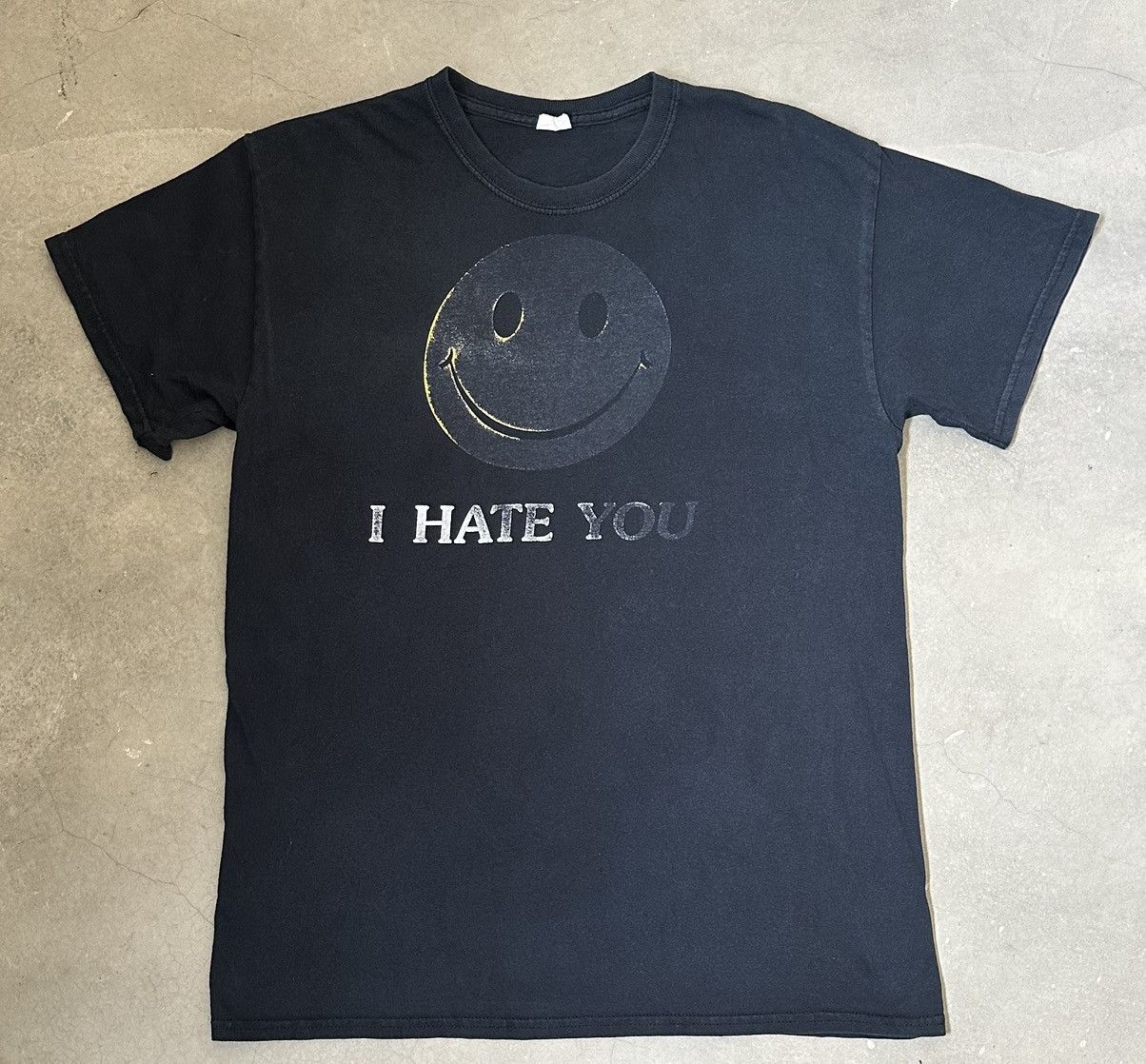 Vintage VINTAGE WELL FADED I HATE YOU TEE Size US M / EU 48-50 / 2 - 1 Thumbnail