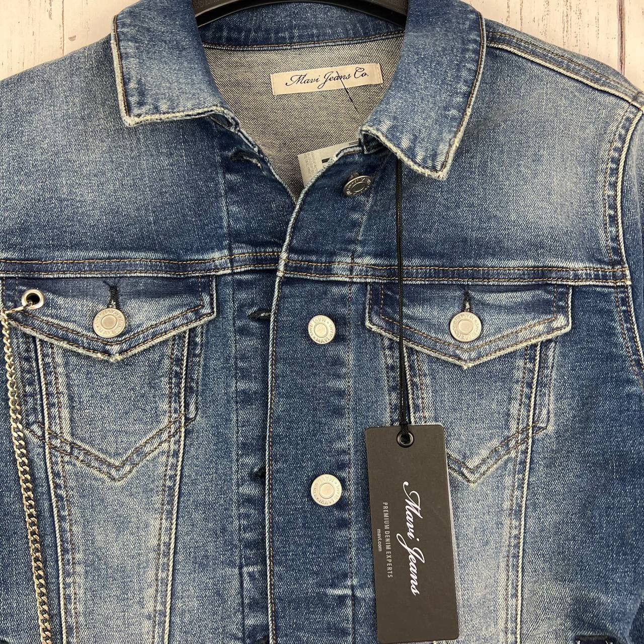 Mavi Mavi Small Cropped Fit Stretchable Denim Jeans Jacket Women Size S / US 4 / IT 40 - 3 Thumbnail