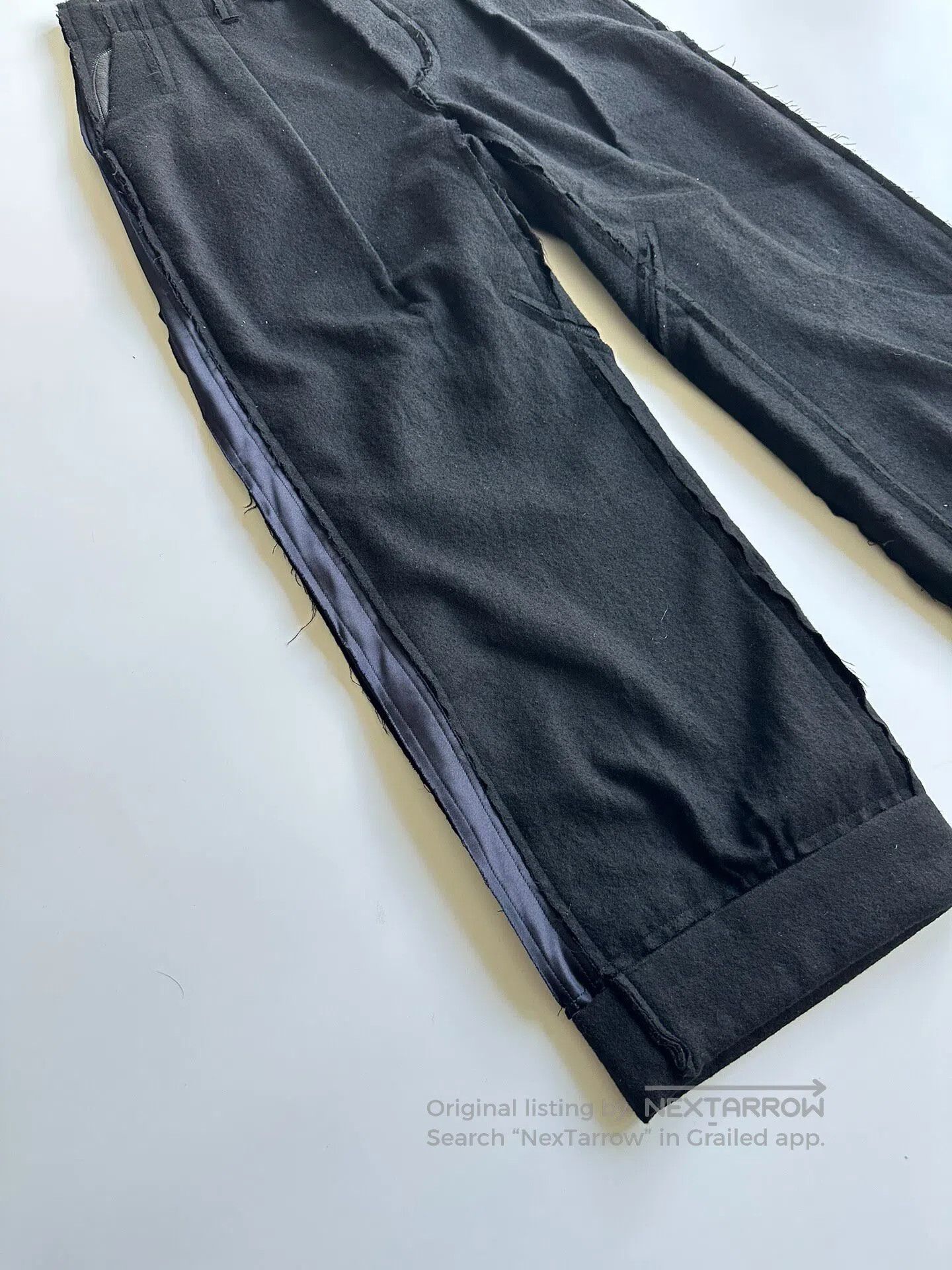 Takahiromiyashita The Soloist. takahiromiyashita thesoloist Initial woolen trousers| Size 34R - 5 Thumbnail