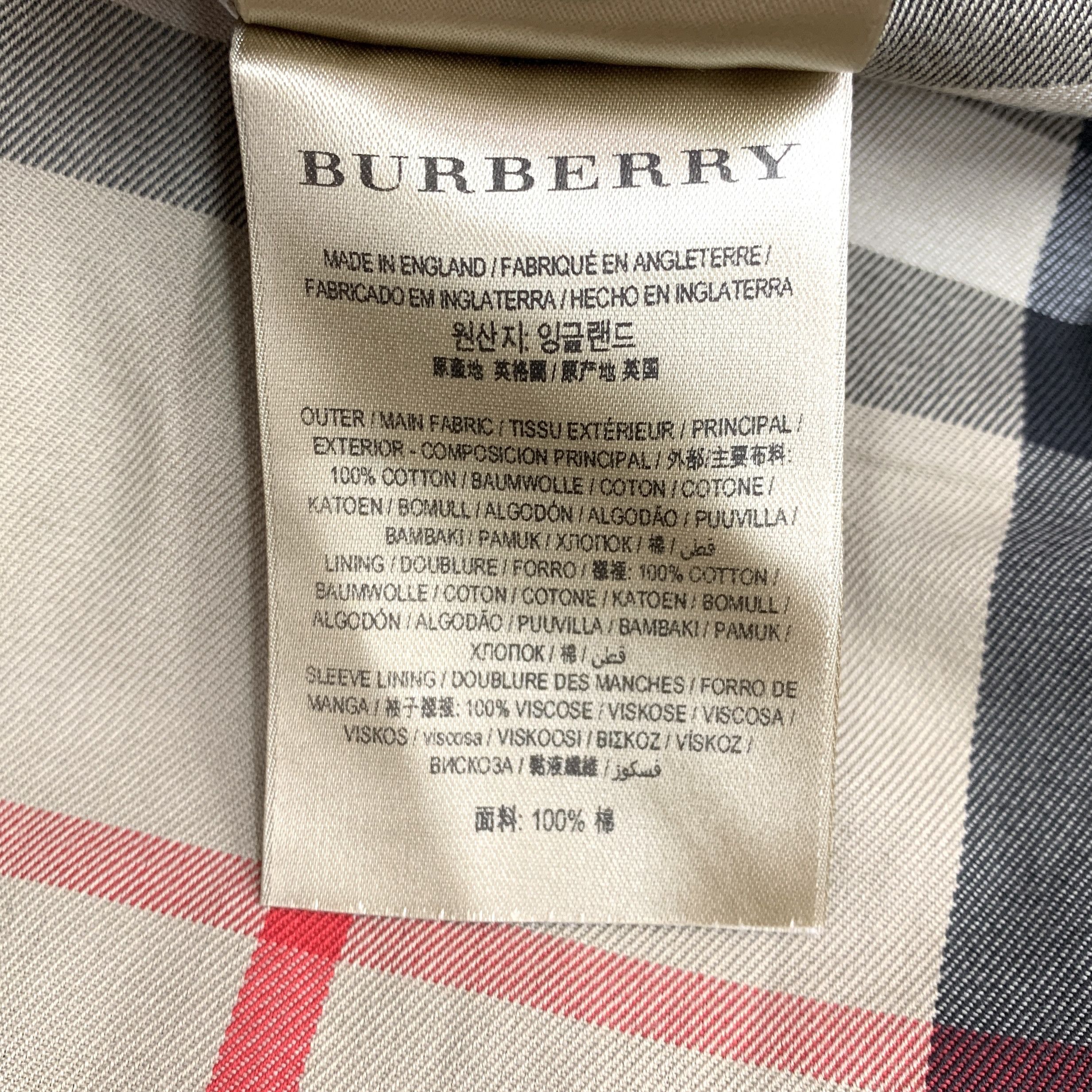 Burberry Burberry Black Belted Cotton Trench Coat (Size XS) Size XS / US 0-2 / IT 36-38 - 2 Thumbnail