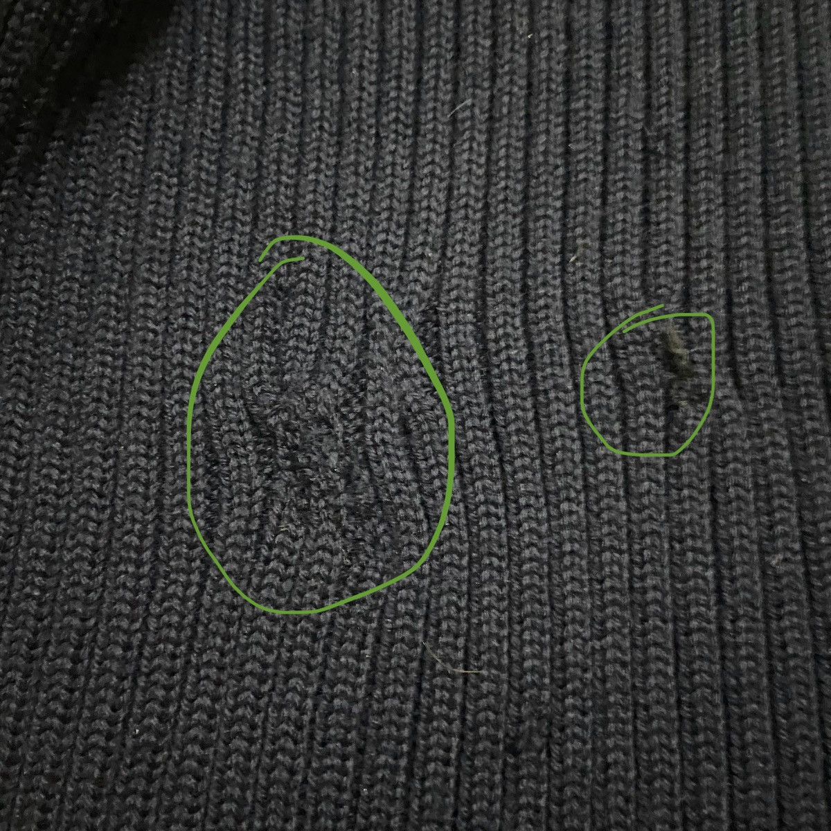 Prada RARE Prada Vintage Archive Hard Knit Navy Sweater High Neck Size US L / EU 52-54 / 3 - 10 Thumbnail