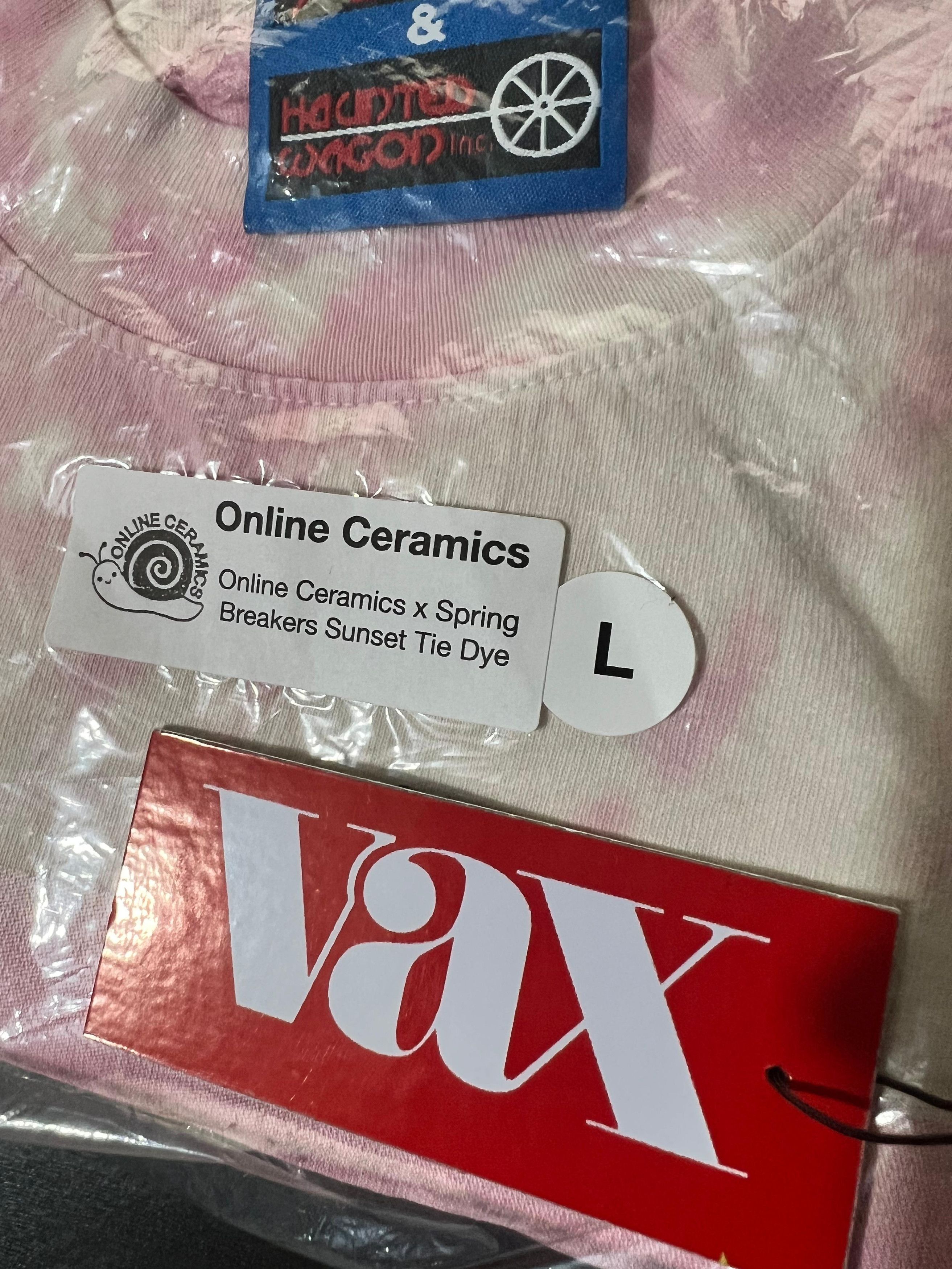 Online Ceramics Online Ceramics x A24 Spring Breakers Sunset Tie Dye Tee Size US L / EU 52-54 / 3 - 5 Thumbnail