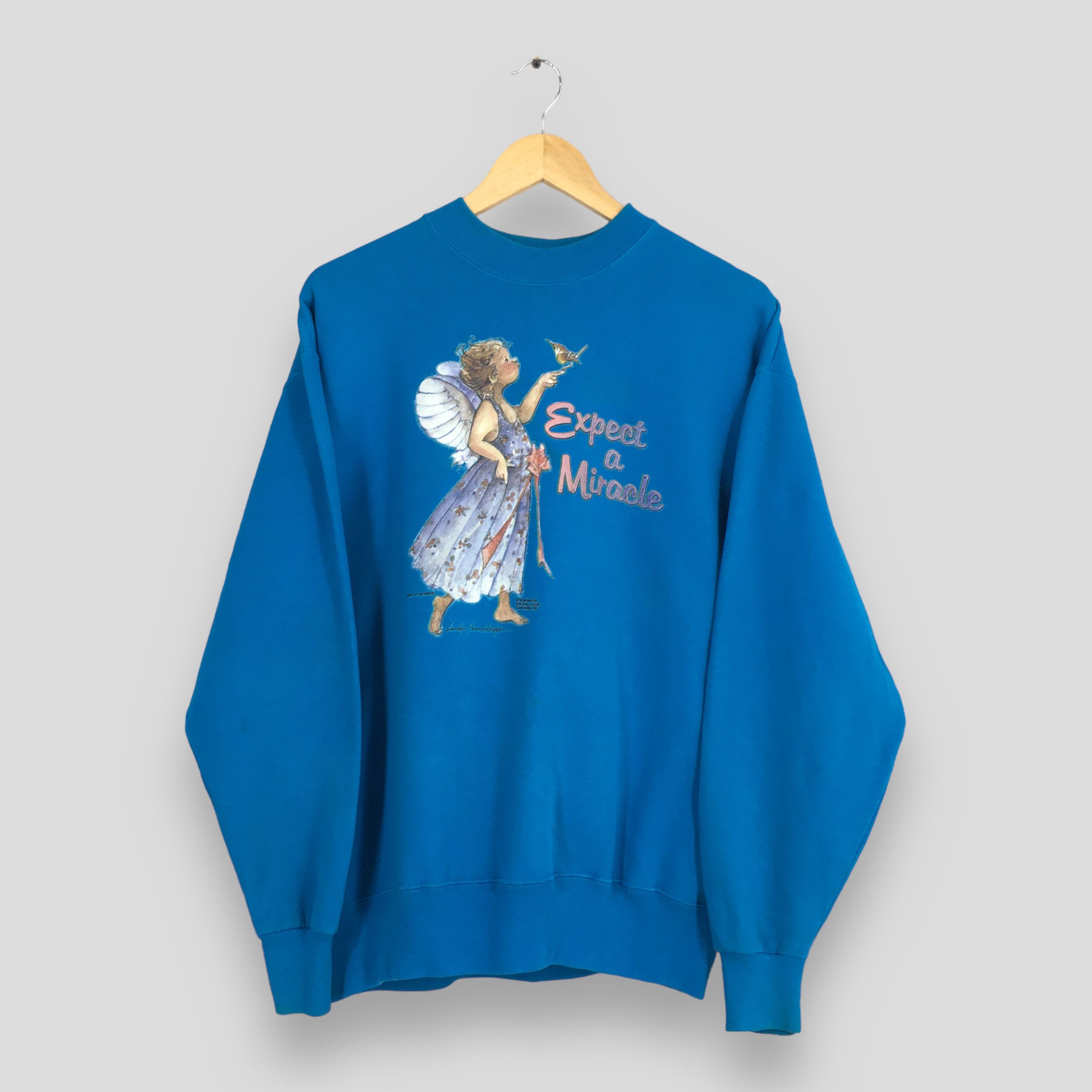 Disney Vintage Disney Fairies Tinker Bell Sweatshirt Large Size L / US 10 / IT 46 - 1 Thumbnail