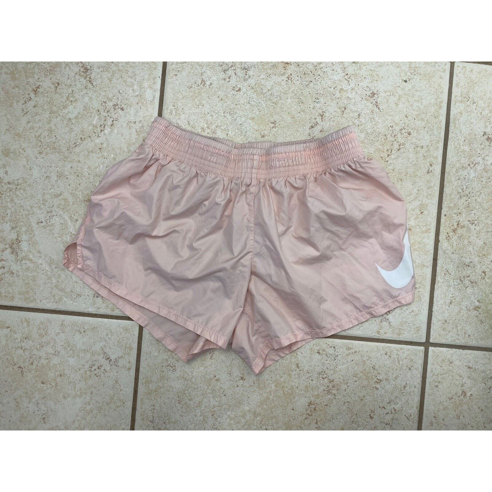 Nike Nike Women's Dri-Fit 3" Running Shorts Lined Pink Swoosh Size 24" / US 00 / IT 34 - 2 Thumbnail