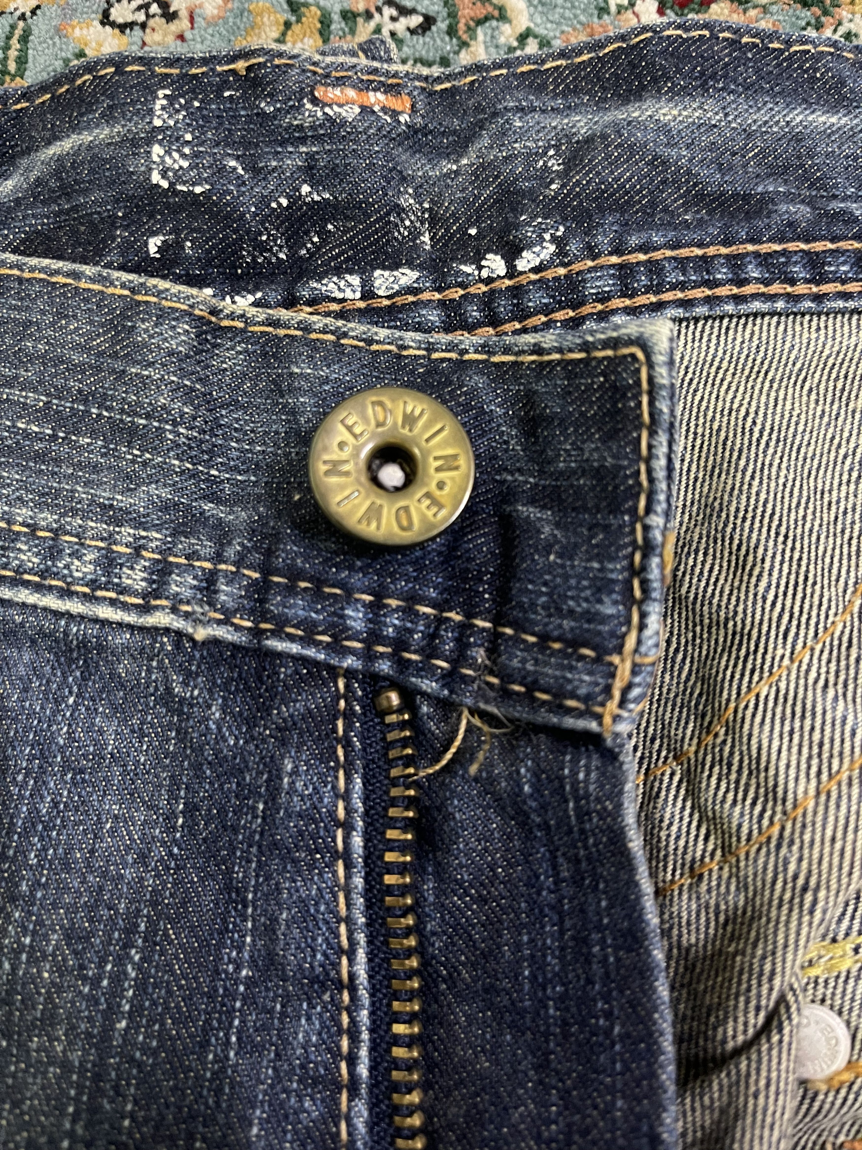 Edwin Edwin EXV-416 Blue Flared Cargo Tactical Style Size US 32 / EU 48 - 5 Thumbnail