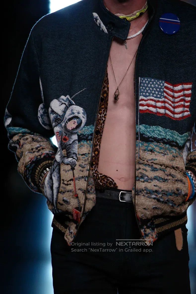 Saint Laurent Paris Saint Laurent Paris Astronaut Moon Landing Jacket Size US M / EU 48-50 / 2 - 8 Thumbnail