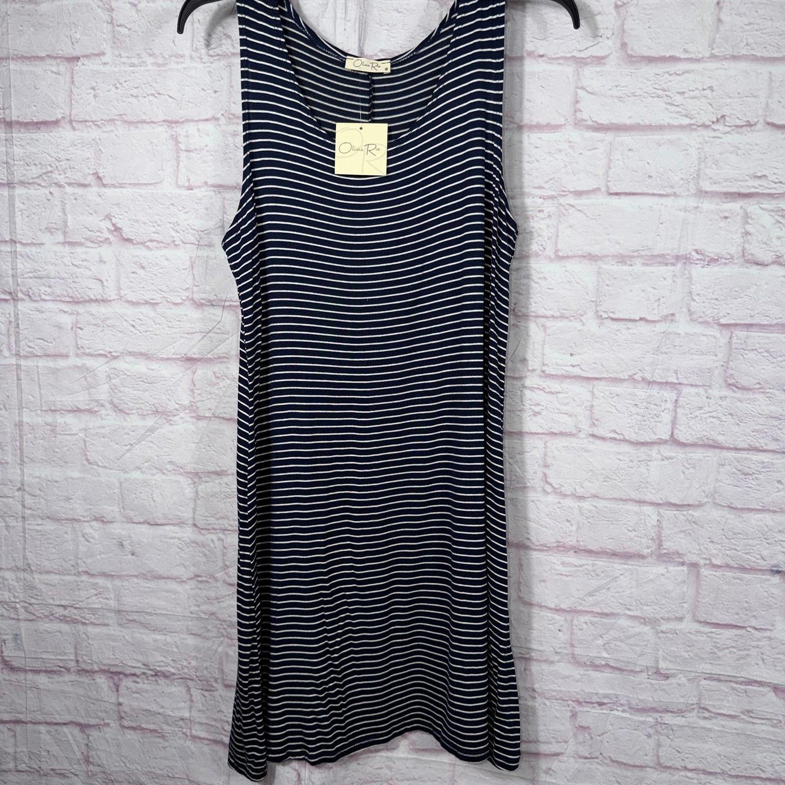 Other Olivia Rae XL Striped Sleeveless Dress NWT Size XL / US 12-14 / IT 48-50 - 1 Thumbnail