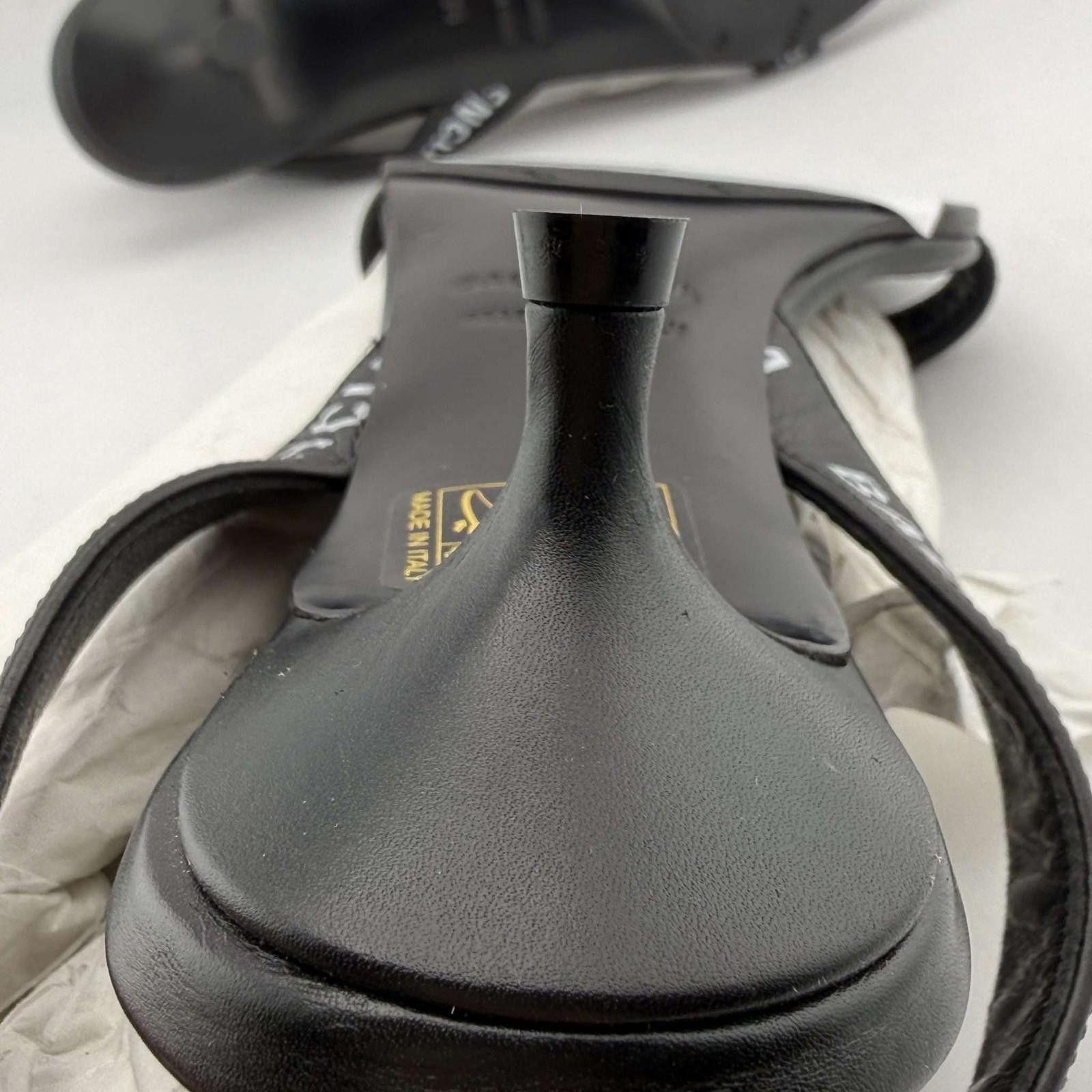 Balenciaga Balenciaga Logo Leather Sandal 36EU New with Box Size US 6 / IT 36 - 9 Thumbnail