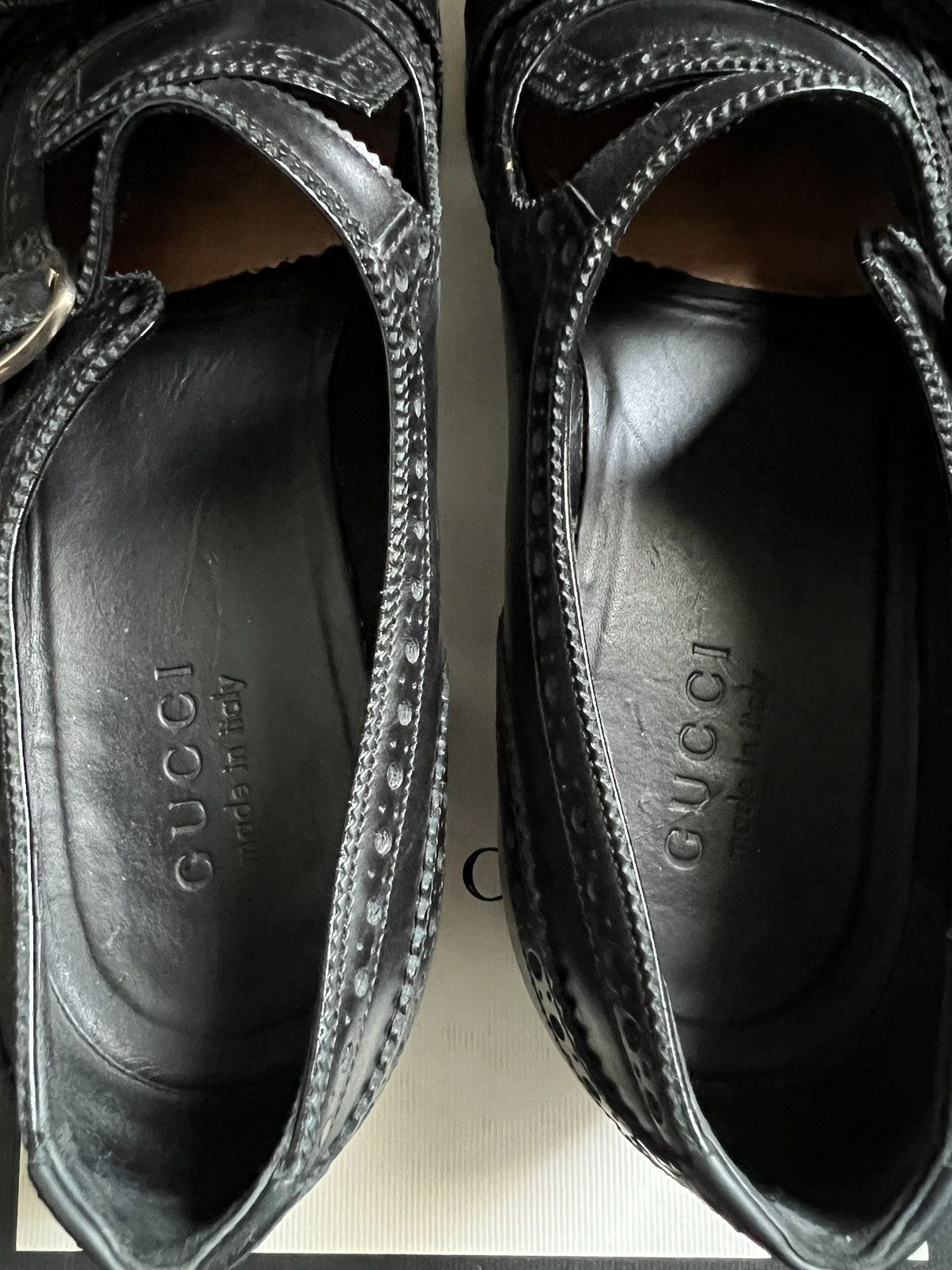 Gucci Queercore Leather Lace Ups Size US 8.5 / EU 41-42 - 8 Thumbnail