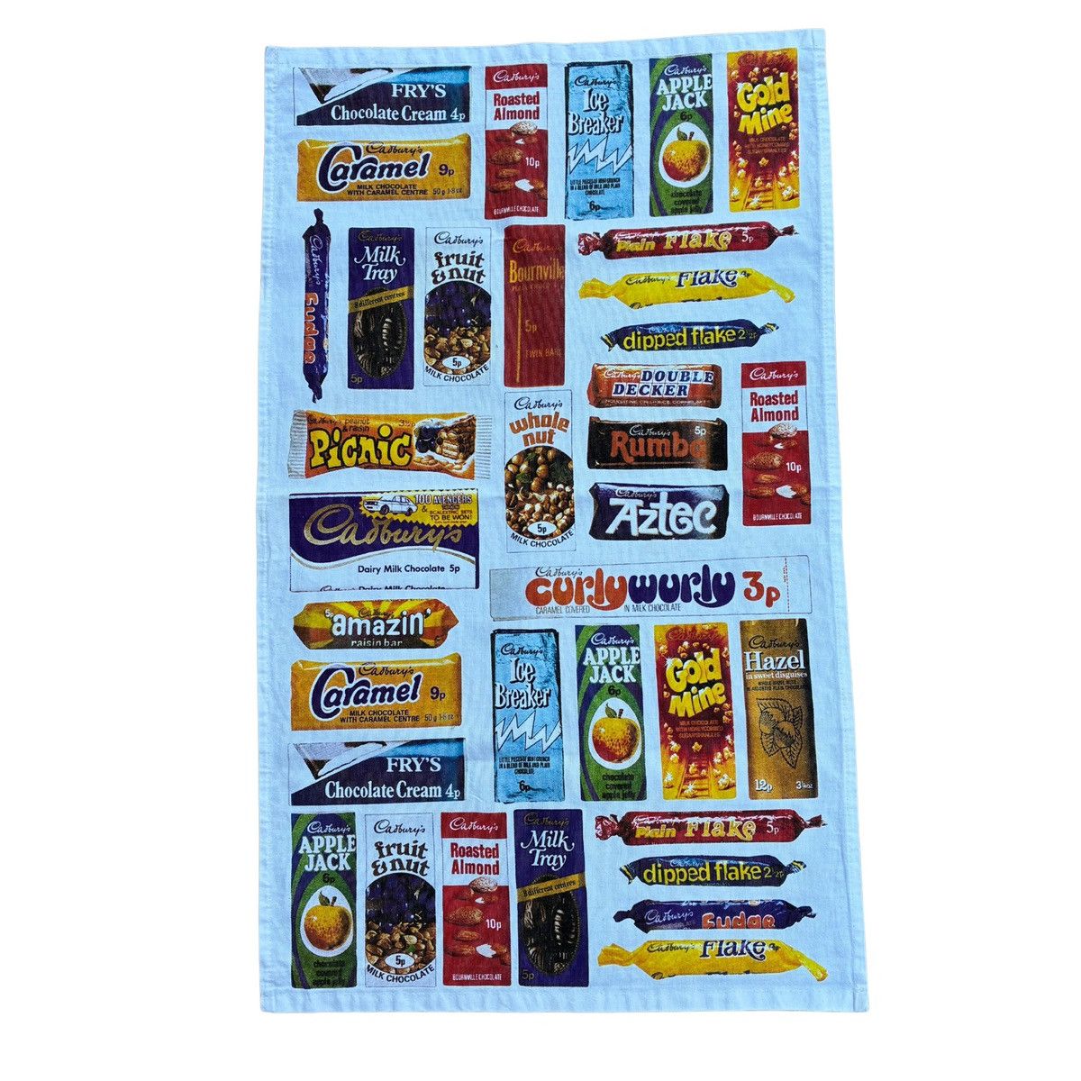 Other Vintage Cadbury’s Chocolate Wrappers Cotton Tea Towel Size ONE SIZE - 1 Thumbnail
