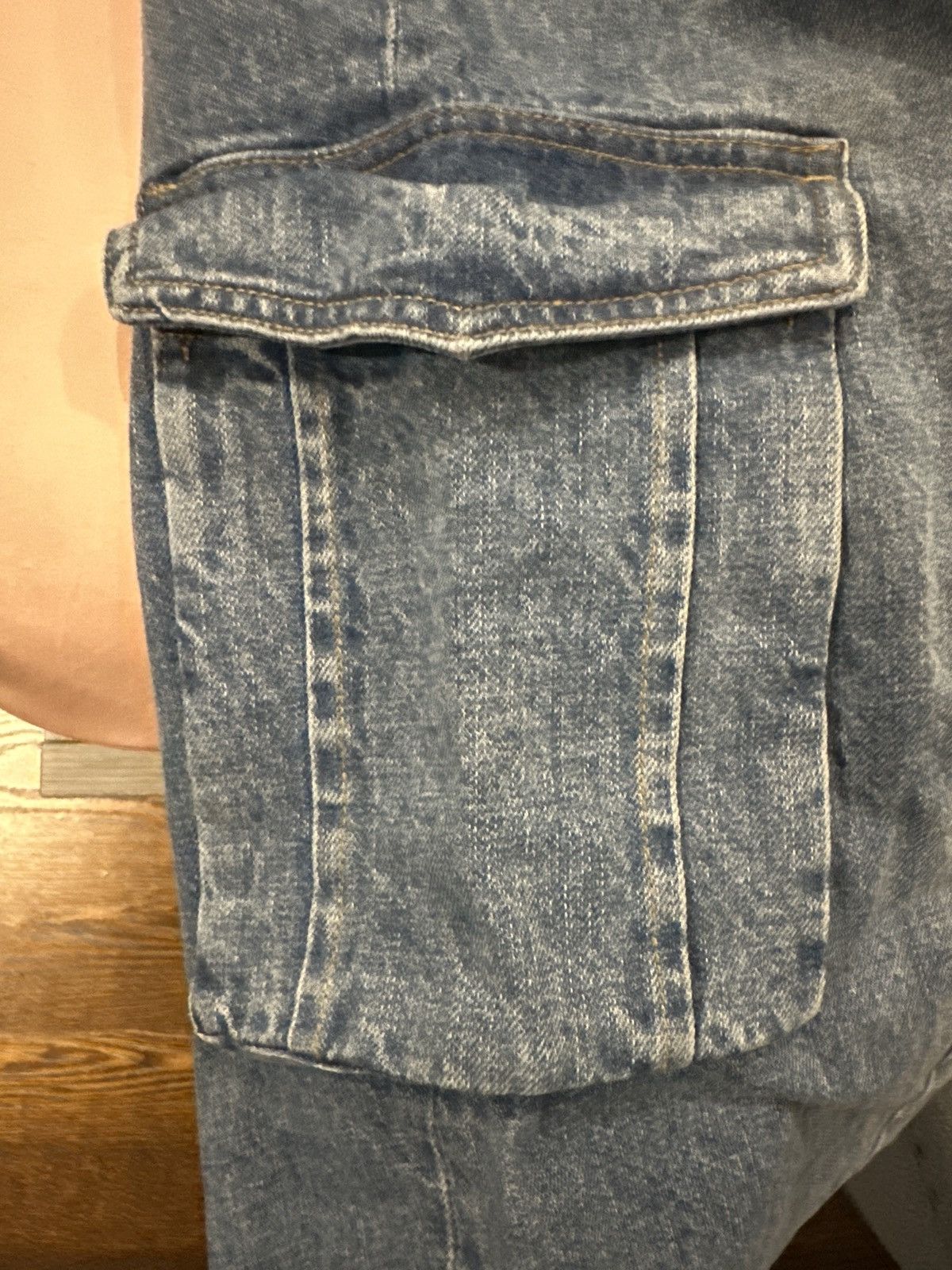 Acne Studios Acne Studios Blue Cargo Jeans Size 34" / US 12 / IT 48 - 7 Thumbnail