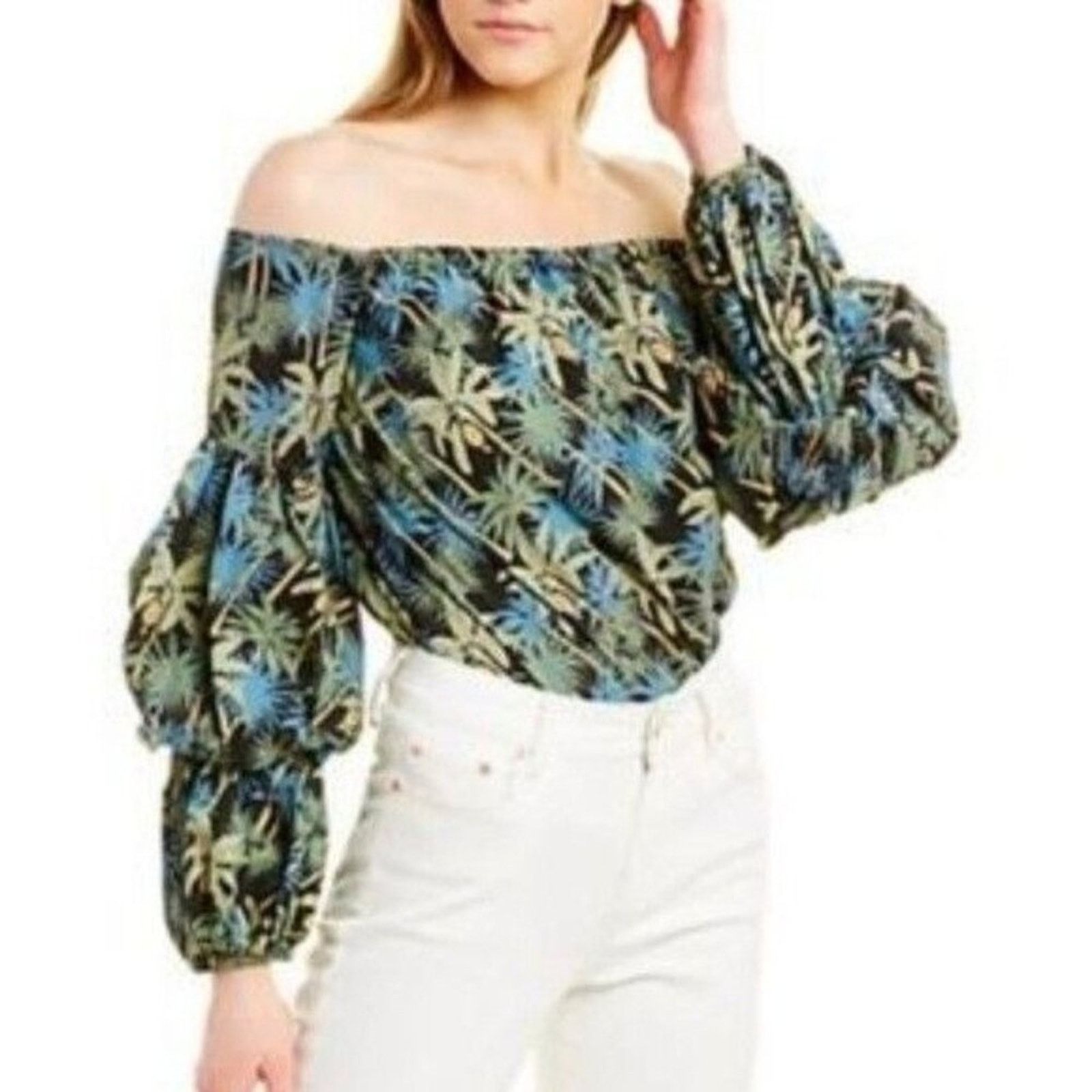 Other Anthropologie Lily Off The Shoulder Paradise Top NWT Small Size S / US 4 / IT 40 - 1 Thumbnail