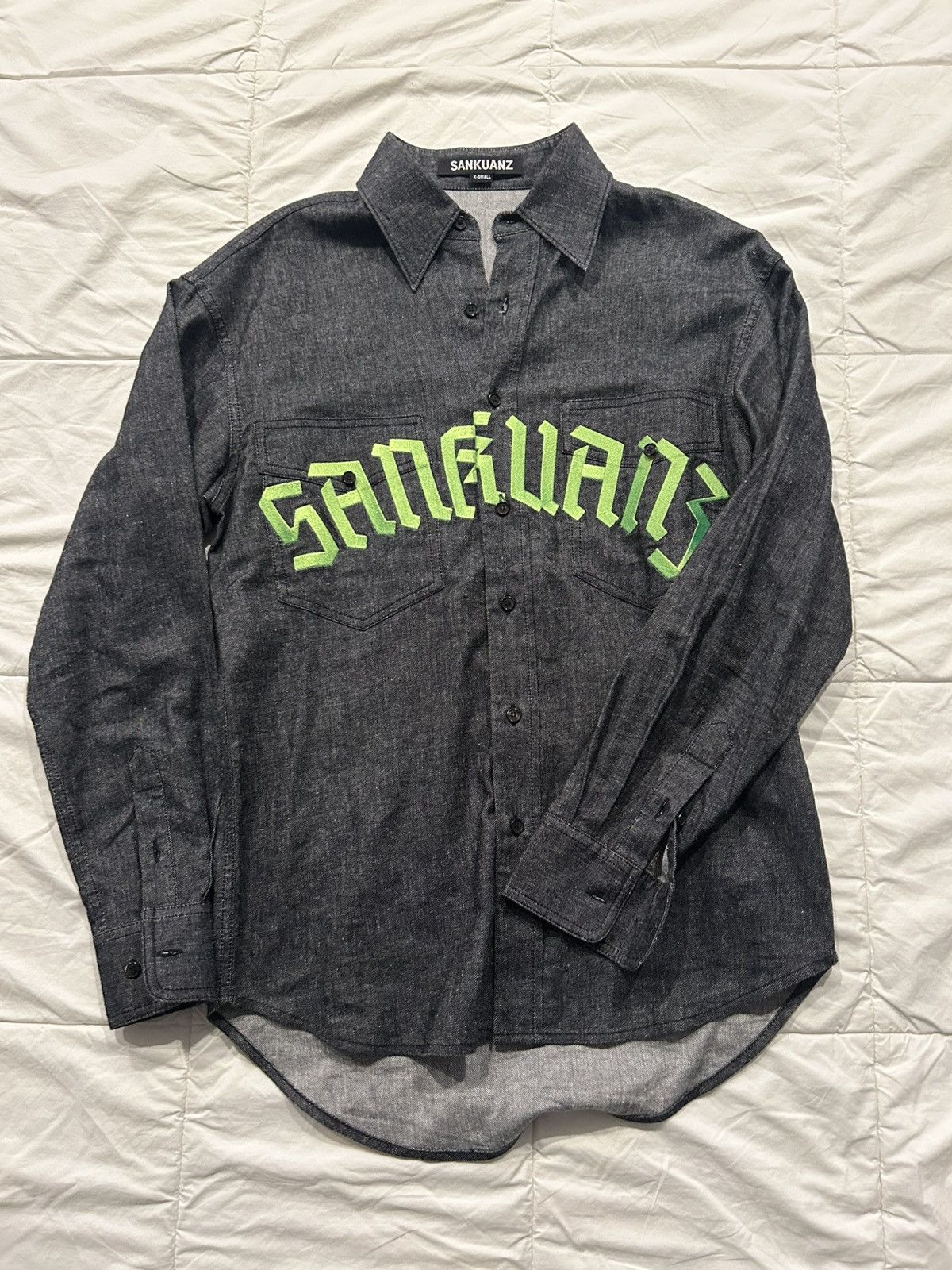 Sankuanz Sankuanz Button-Up Shirt Size US M / EU 48-50 / 2 - 1 Thumbnail