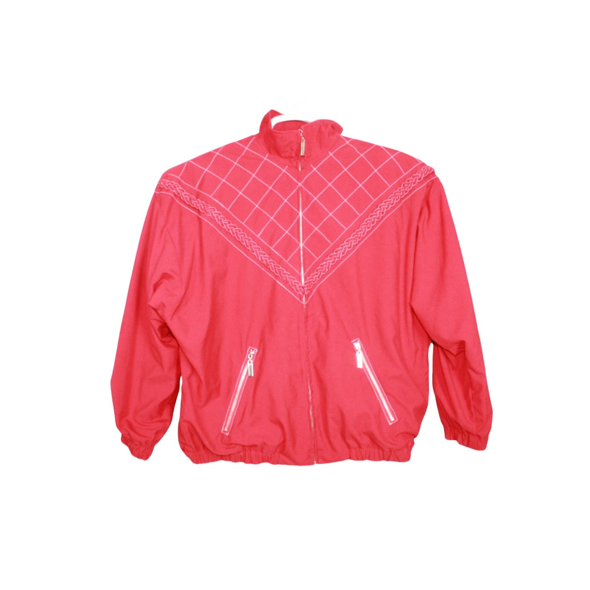 Other Vintage Teddi Red Retro Utility Windbreaker Women’s SP Size S / US 4 / IT 40 - 1 Thumbnail