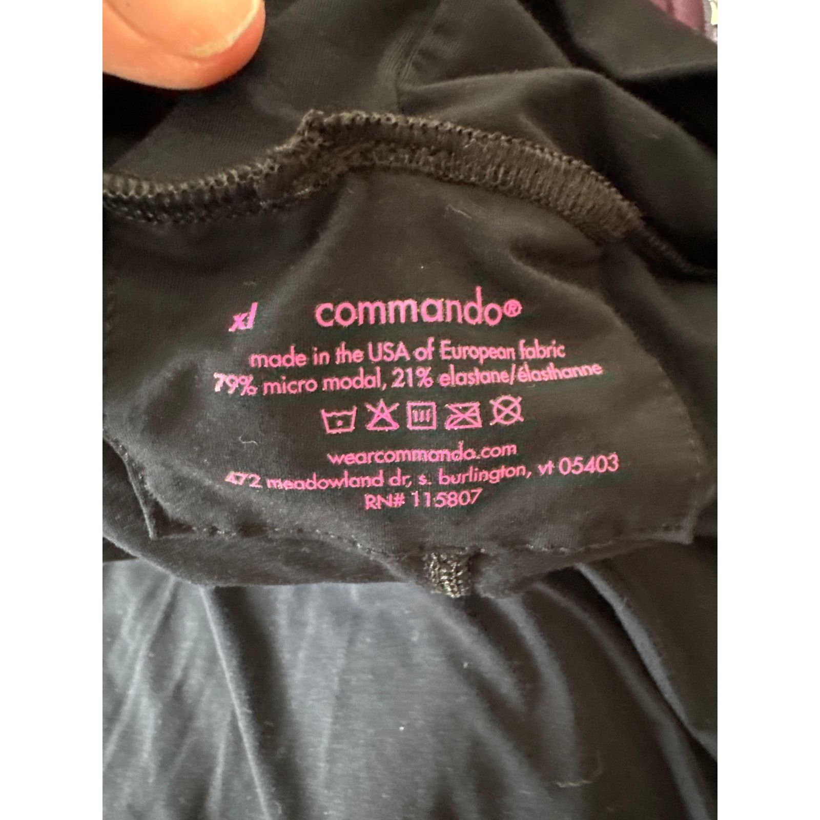 Commando COMMANDO Black Turtleneck Long Blouse Size XL Size XL / US 12-14 / IT 48-50 - 3 Thumbnail