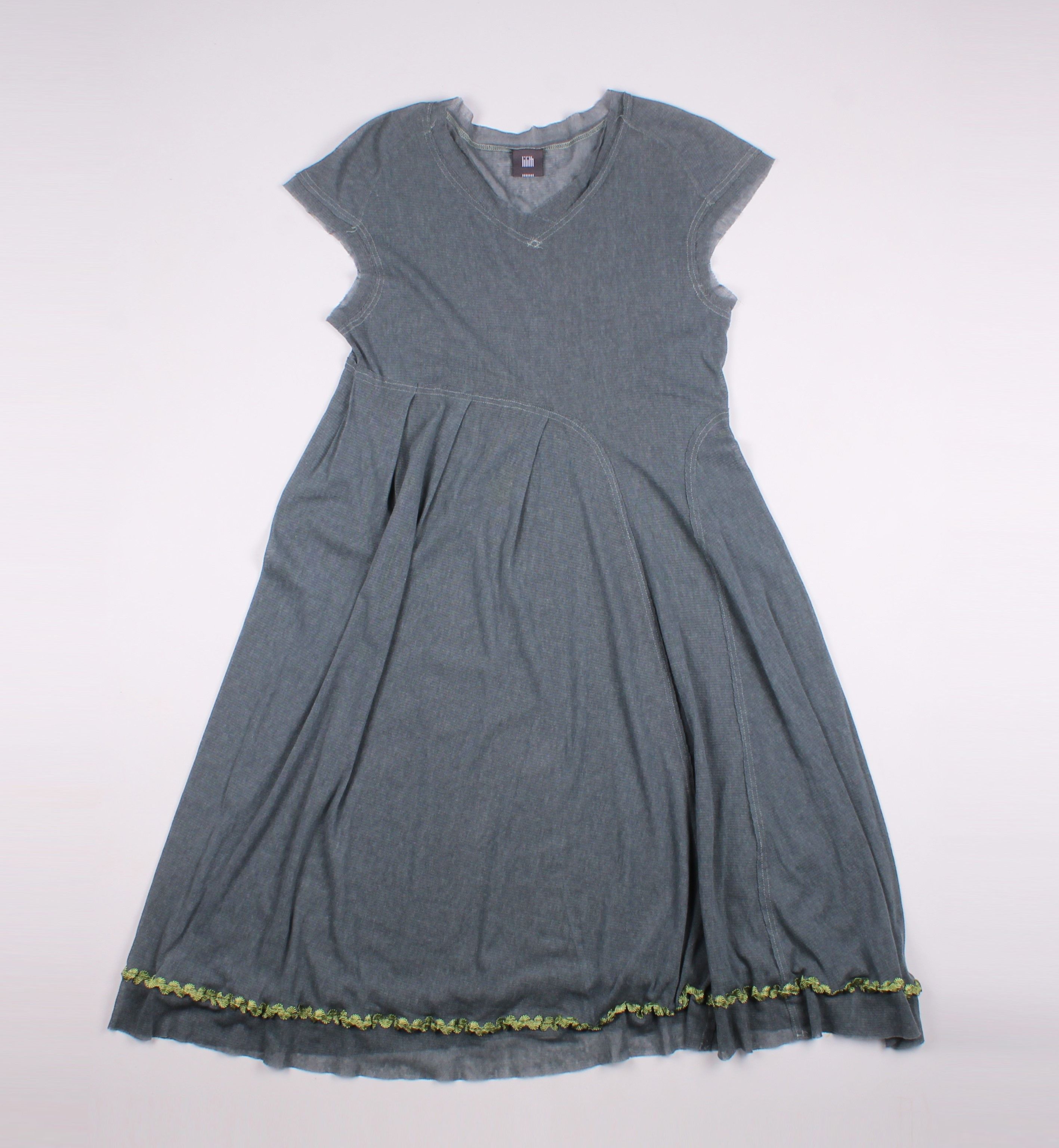 Vintage Vintage Lilith Paris Mesh Coquette Midi Flared Dress Size M / US 6-8 / IT 42-44 - 4 Thumbnail