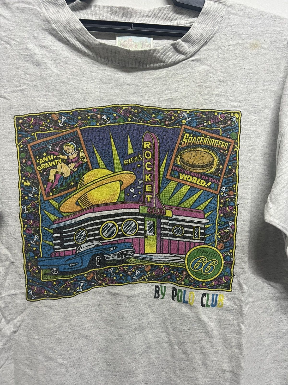Vintage Vintage 90’s Polo Club Space Art Tee Size US L / EU 52-54 / 3 - 2 Thumbnail