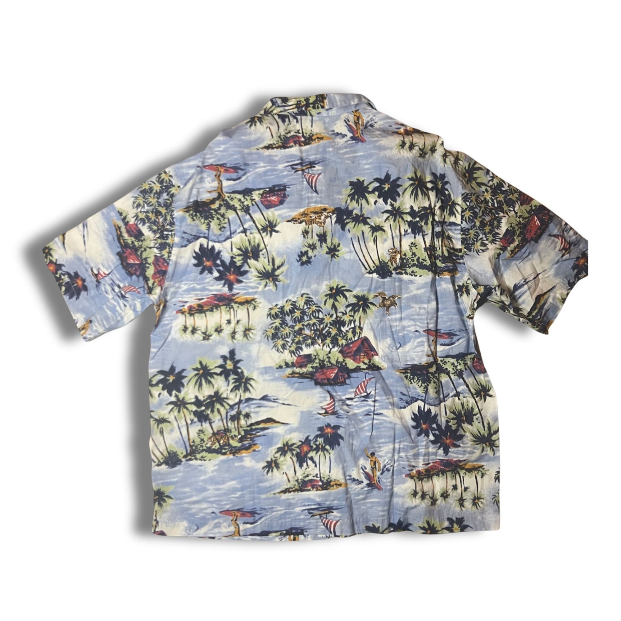 H&M H&M Hawaiian Casual Button-Down Shirt Loose Fit Tropical Pri Size US M / EU 48-50 / 2 - 3 Thumbnail