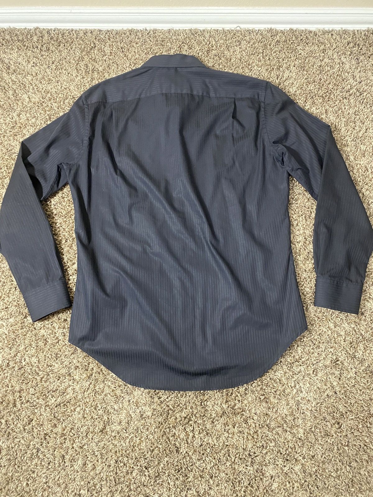 Givenchy Givenchy Tisci Black Pinstripe Dress Shirt Size 41 Large Size US L / EU 52-54 / 3 - 2 Thumbnail