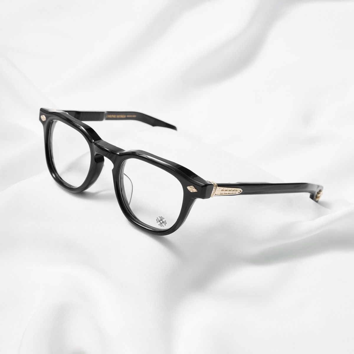 Chrome Hearts CHROME HEARTS CHIRP CHIRP BLACK - 18KGP GLASSES Size ONE SIZE - 1 Thumbnail