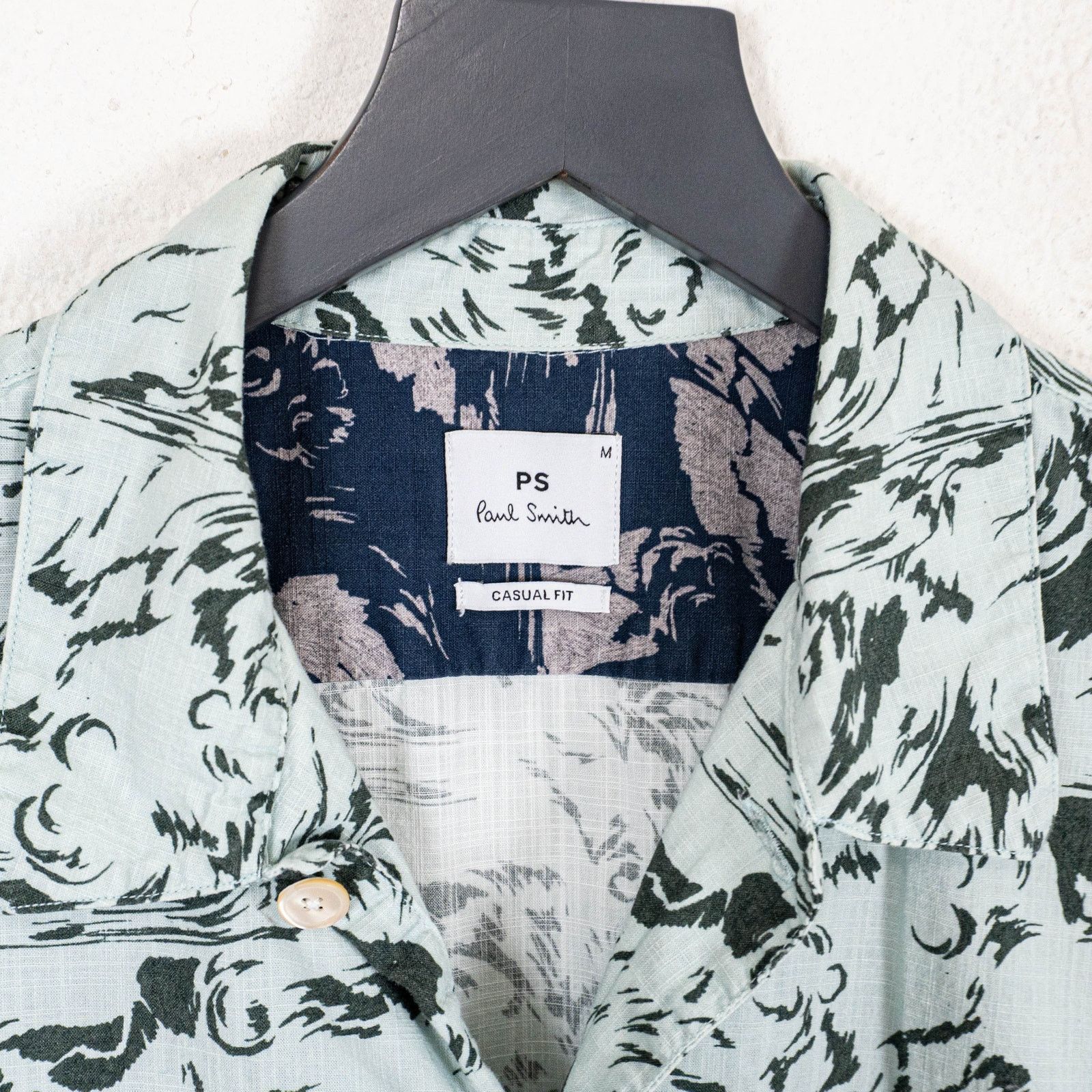 Paul Smith Pual Smith Casual fit Short Sleeve Shirt Wave print Medium Size US M / EU 48-50 / 2 - 5 Thumbnail