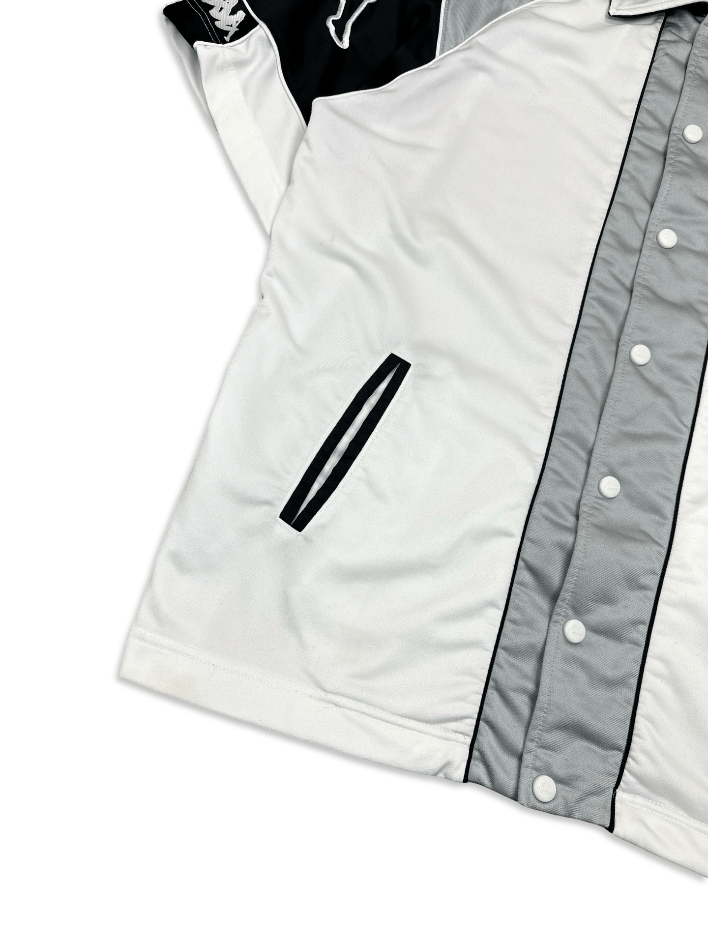 Kappa Bowling big logo vintage buttoned shirt jacket