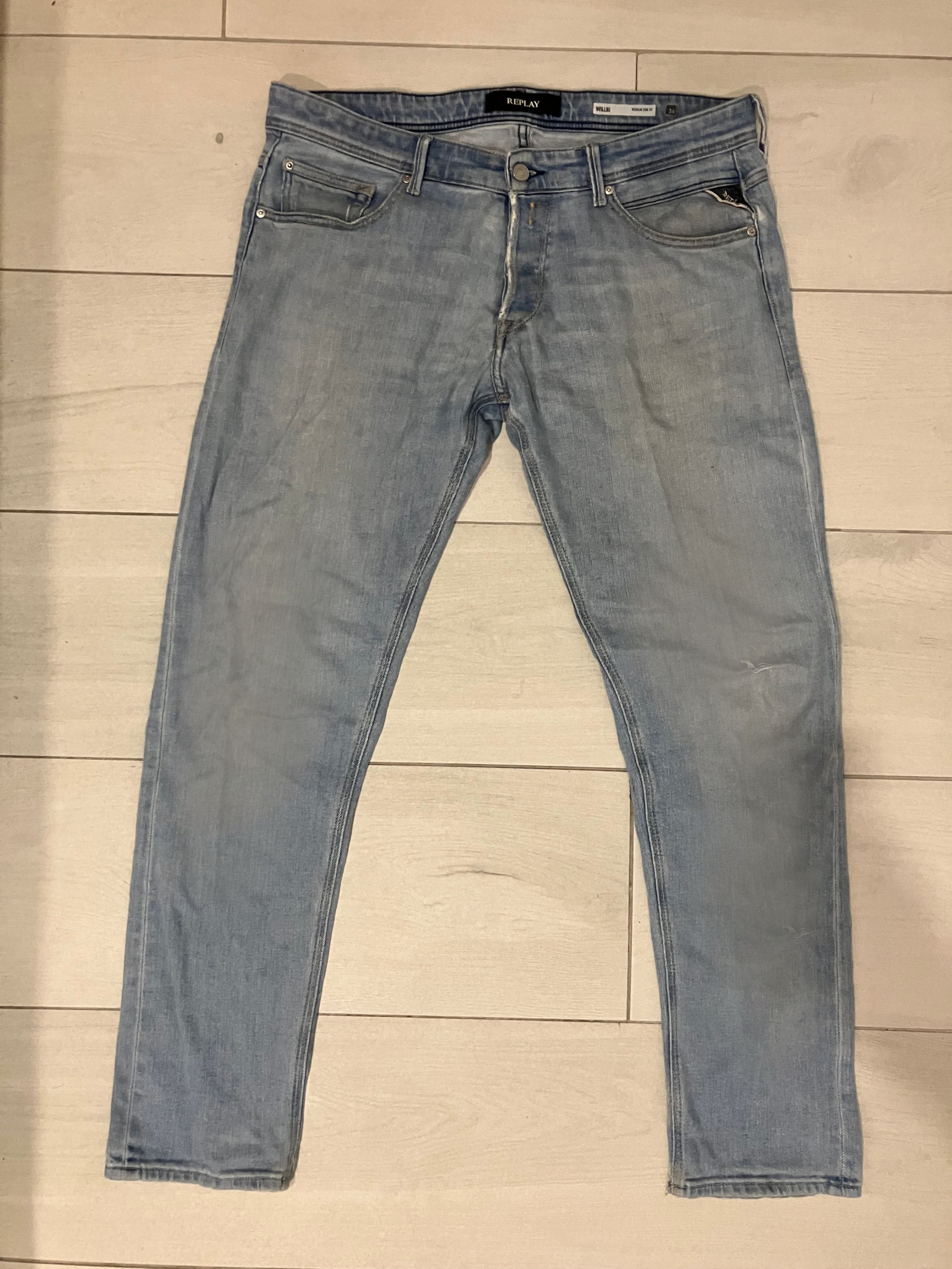 Replay Willbi Regular Slim Fit Size US 34 / EU 50 - 1 Thumbnail